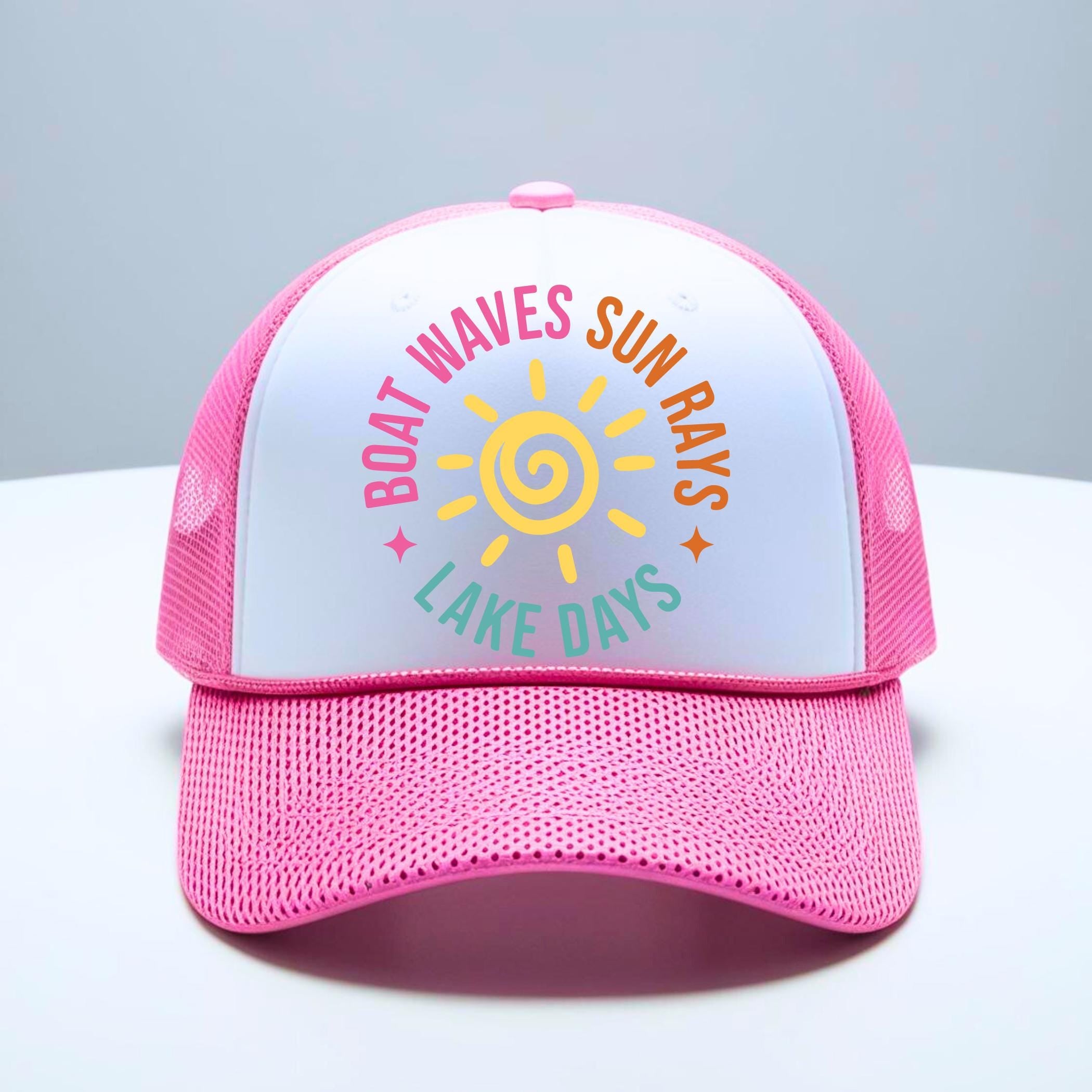 Boat Waves Sun Rays Lake Days SVG PNG, Summer svg, Retro Summer svg, Hello Summer svg, Lake svg, Retro Summer Sublimation Designs Download