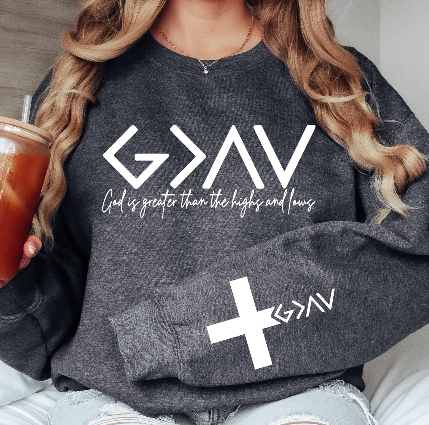 God is Greater Than the Highs and Lows SVG PNG, Bible Quote Svg Design, Faith Svg png, Religious png Svg, Christian Svg png Sublimation