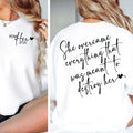 Women Empowerment Svg png, She over came Everything That Was Sent To Destroy Her Svg Png, Strong Women Svg, She is Me, I Am She, Trendy svg
