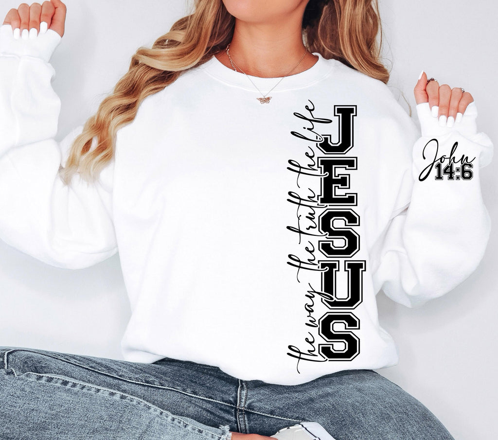 Jesus The Way The Truth The Life SVG PNG Bible Quote Svg Design Faith Svg Faith png Religious png Svg Christian Svg png Sublimation Cut File