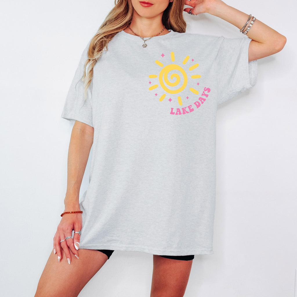 Boat Waves Sun Rays Lake Days SVG PNG, Summer svg, Retro Summer svg, Hello Summer svg, Lake svg, Retro Summer Sublimation Designs Download