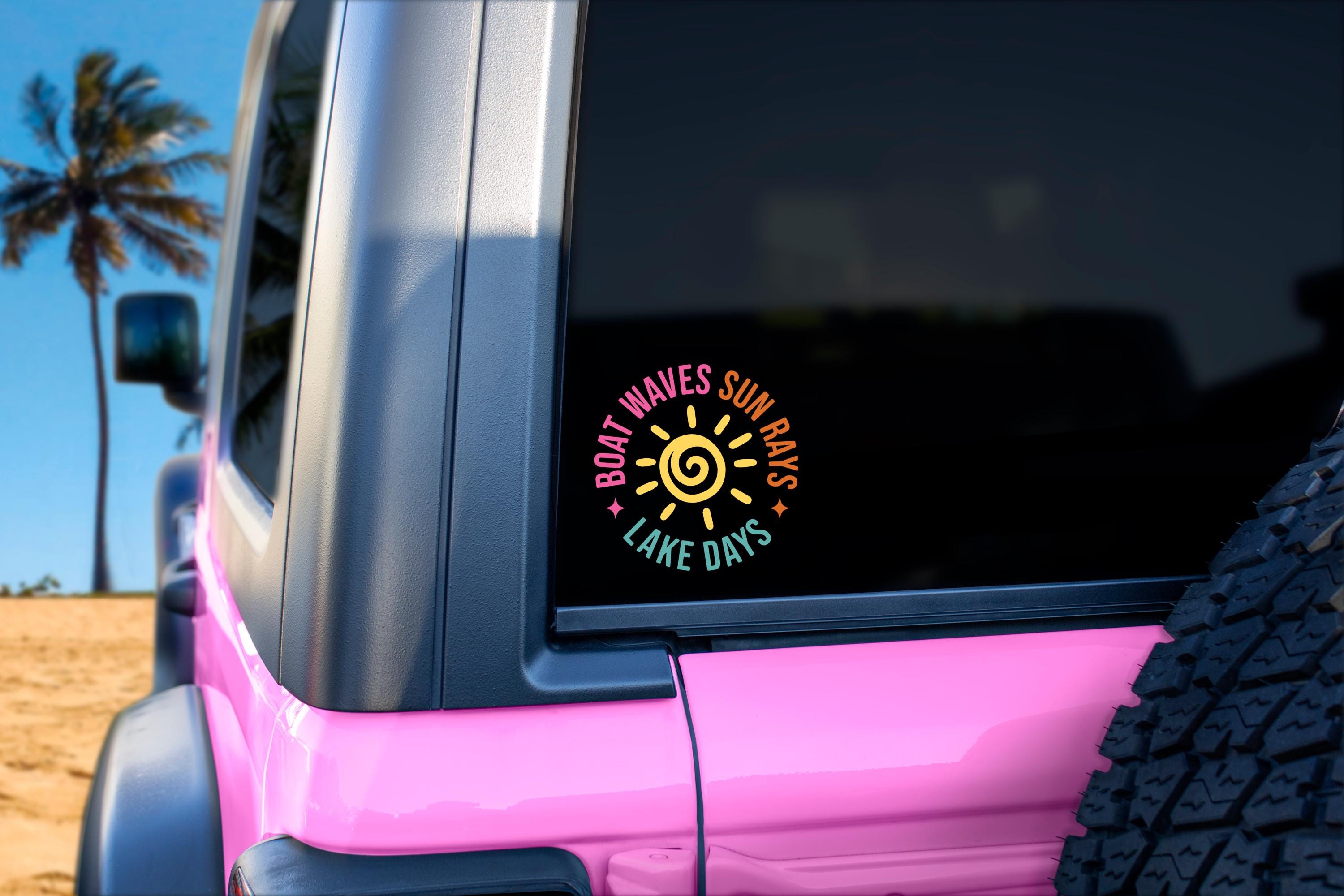 Boat Waves Sun Rays Lake Days SVG PNG, Summer svg, Retro Summer svg, Hello Summer svg, Lake svg, Retro Summer Sublimation Designs Download