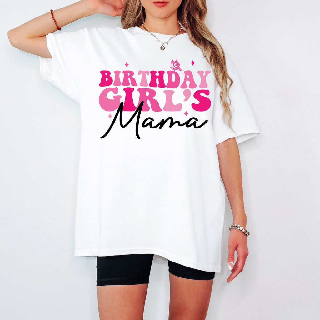 It's Me, Hi I'm The Mama of the Birthday Girl SVG PNG Birthday Girl SVG png Preppy Smiley Groovy Retro Wavy Birthday Shirt svg png eps dfx