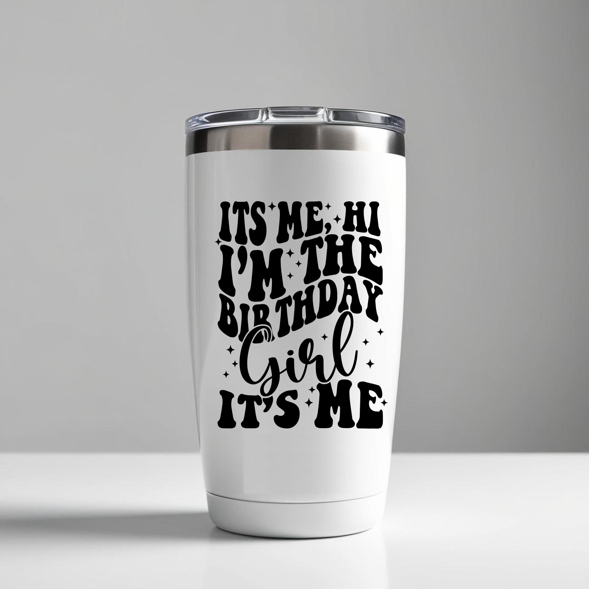 It's Me, Hi I'm The Birthday Girl SVG PNG Birthday Girl SVG png Preppy Smiley Groovy Retro Wavy Birthday Shirt svg png eps dfx jpeg