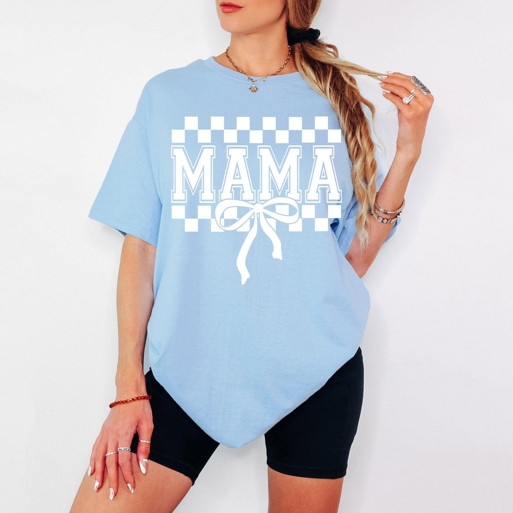 Coquette Bow Mama SVG PNG Bow Varsity Font Mama Svg Png, Trendy Mama Digital File, Pink Coquette Mama Shirt Design, Mama Shirt cut file