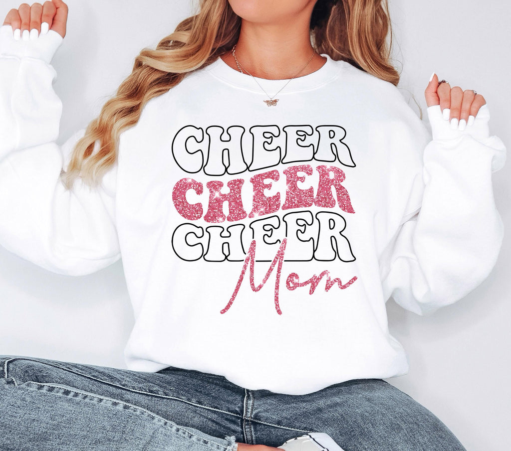 Cheer Mom SVG Cheer Mom PNG Game Day Cheerleader Cheer Competition Shirt Design png svg Cricut Silhouette Cameo dfx eps Instant Download