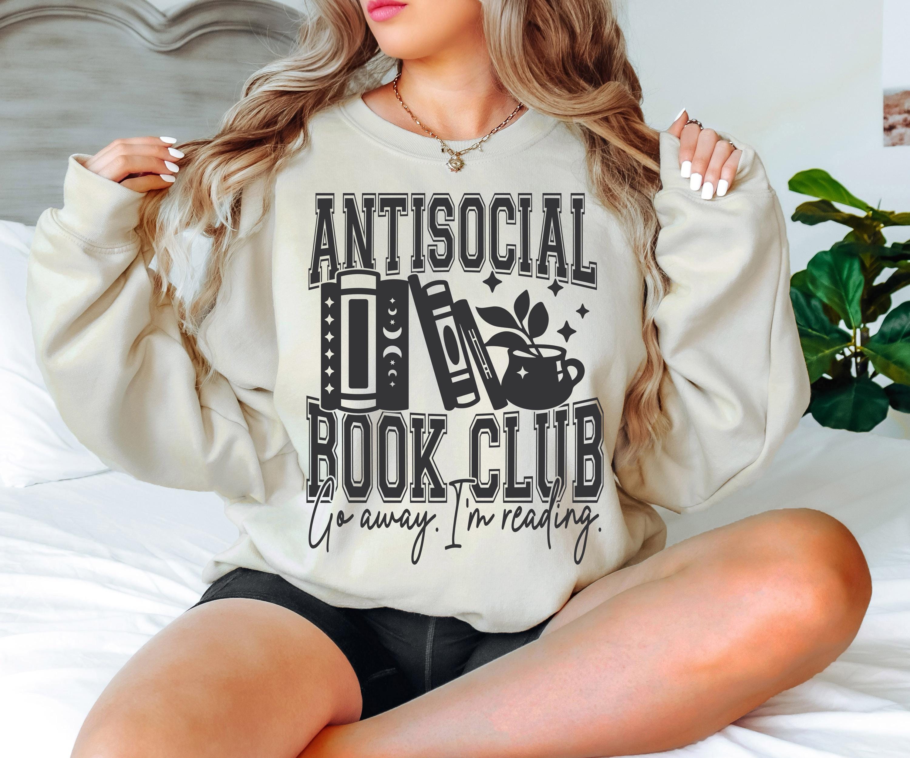Antisocial Book Club svg png Books svg Books png Reading svg Reading png Smut Spicy png Book Lover svg Decal Stickers Cricut Digital File