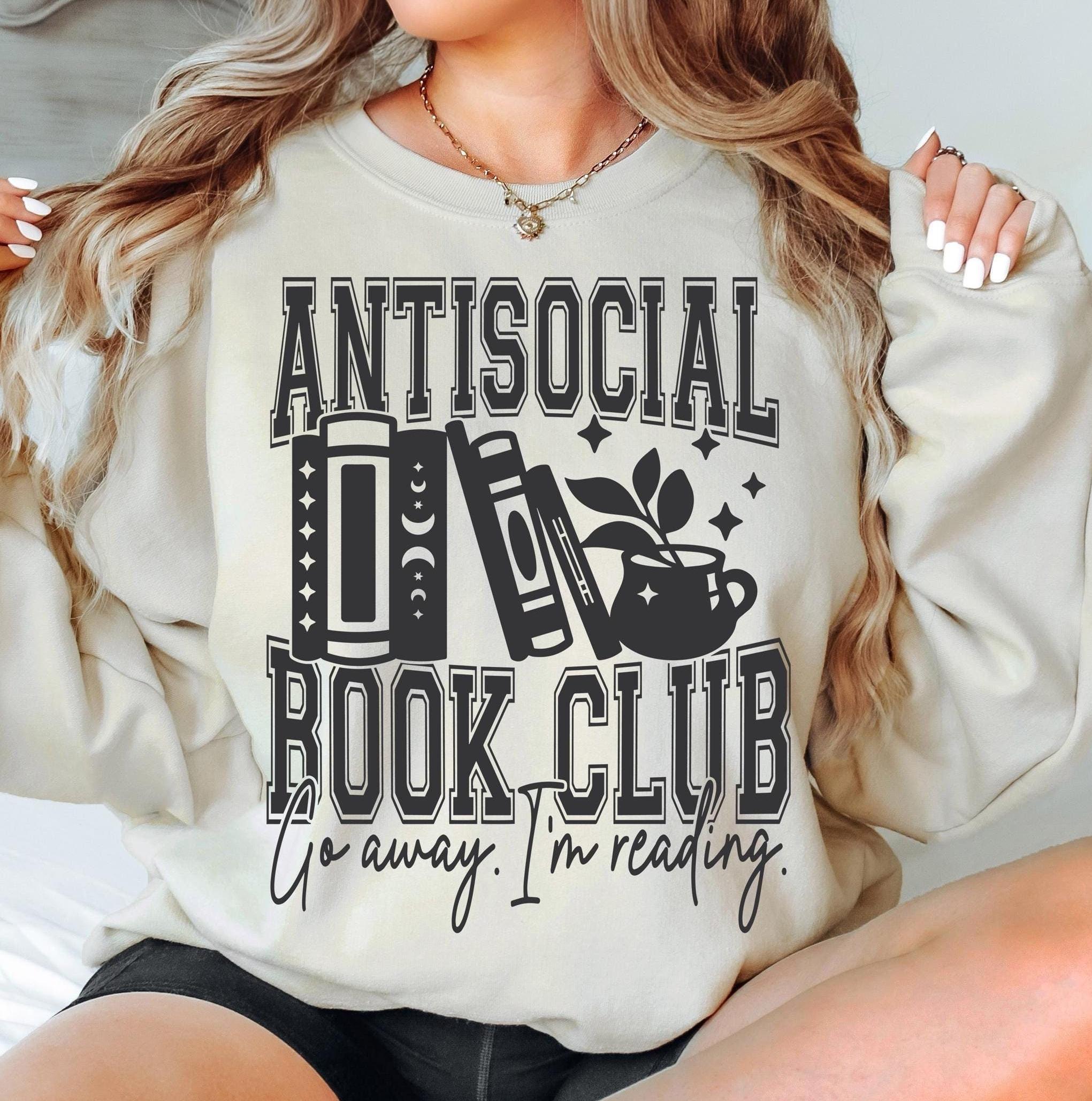 Antisocial Book Club svg png Books svg Books png Reading svg Reading png Smut Spicy png Book Lover svg Decal Stickers Cricut Digital File