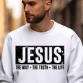 Jesus The Way The Truth The Life SVG PNG Bible Quote Svg Design Faith Svg Faith png Religious png Svg Christian Svg png Sublimation Cut File