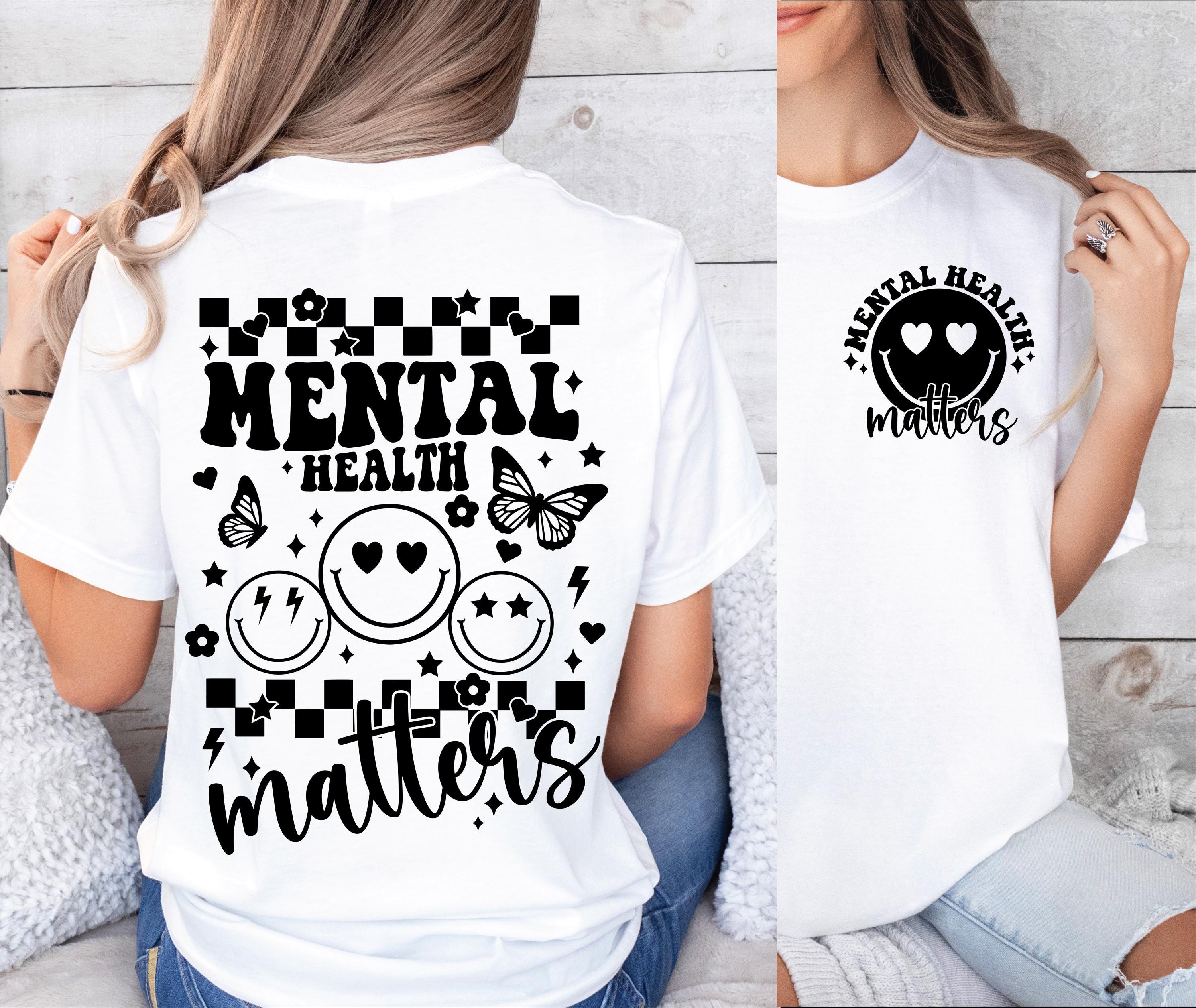 Mental Health Matters SVG PNG, Mental Health Awareness Svg, Positive Svg, You Matter Svg, Be Kind Svg, Mental Health Svg, Self Love Svg