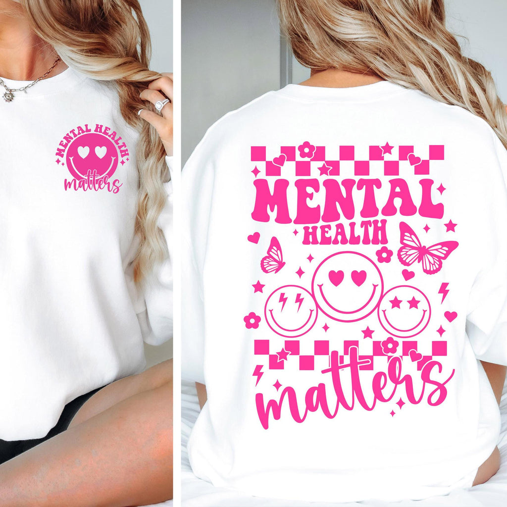 Mental Health Matters SVG PNG, Mental Health Awareness Svg, Positive Svg, You Matter Svg, Be Kind Svg, Mental Health Svg, Self Love Svg