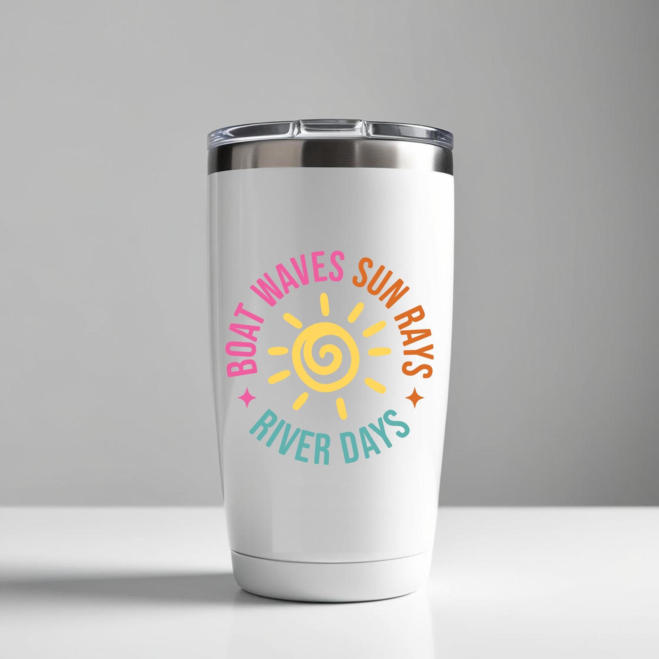 Boat Waves Sun Rays River Days SVG PNG, Summer svg, Retro Summer svg, Hello Summer svg, Lake svg, Retro Summer Sublimation Designs Download