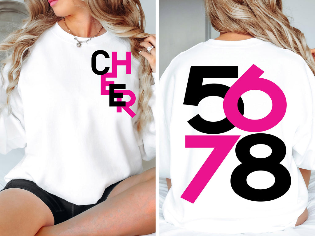 Cheer SVG Cheer PNG, 5678, Five Six Seven Eight Cheer Svg, Cheer Png, Cheer Era Svg, Cheer Shirt Svg, Cheer Mom Era Svg, Cheerleader Svg