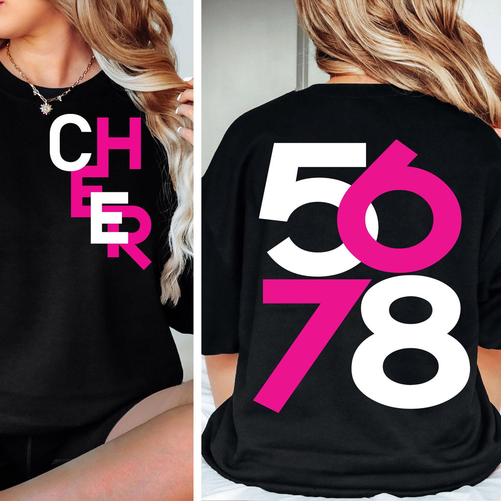 Cheer SVG Cheer PNG, 5678, Five Six Seven Eight Cheer Svg, Cheer Png, Cheer Era Svg, Cheer Shirt Svg, Cheer Mom Era Svg, Cheerleader Svg