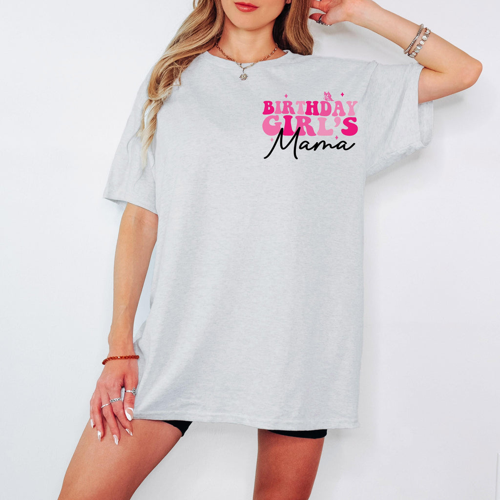 It's Me, Hi I'm The Mama of the Birthday Girl SVG PNG Birthday Girl SVG png Preppy Smiley Groovy Retro Wavy Birthday Shirt svg png eps dfx