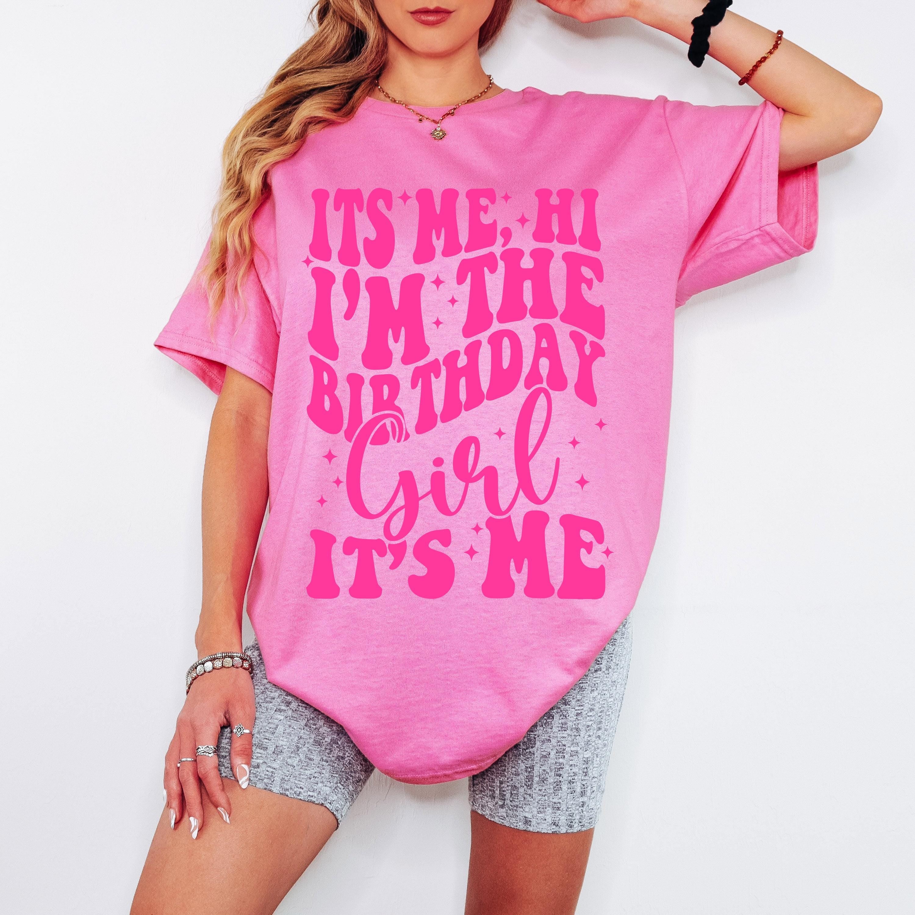 It's Me, Hi I'm The Birthday Girl SVG PNG Birthday Girl SVG png Preppy Smiley Groovy Retro Wavy Birthday Shirt svg png eps dfx jpeg