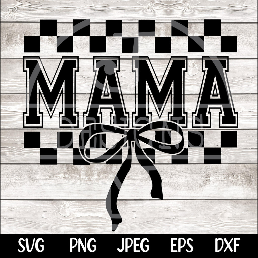 Coquette Bow Mama SVG PNG Bow Varsity Font Mama Svg Png, Trendy Mama Digital File, Pink Coquette Mama Shirt Design, Mama Shirt cut file