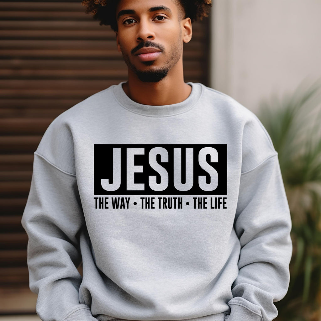 Jesus The Way The Truth The Life SVG PNG Bible Quote Svg Design Faith Svg Faith png Religious png Svg Christian Svg png Sublimation Cut File