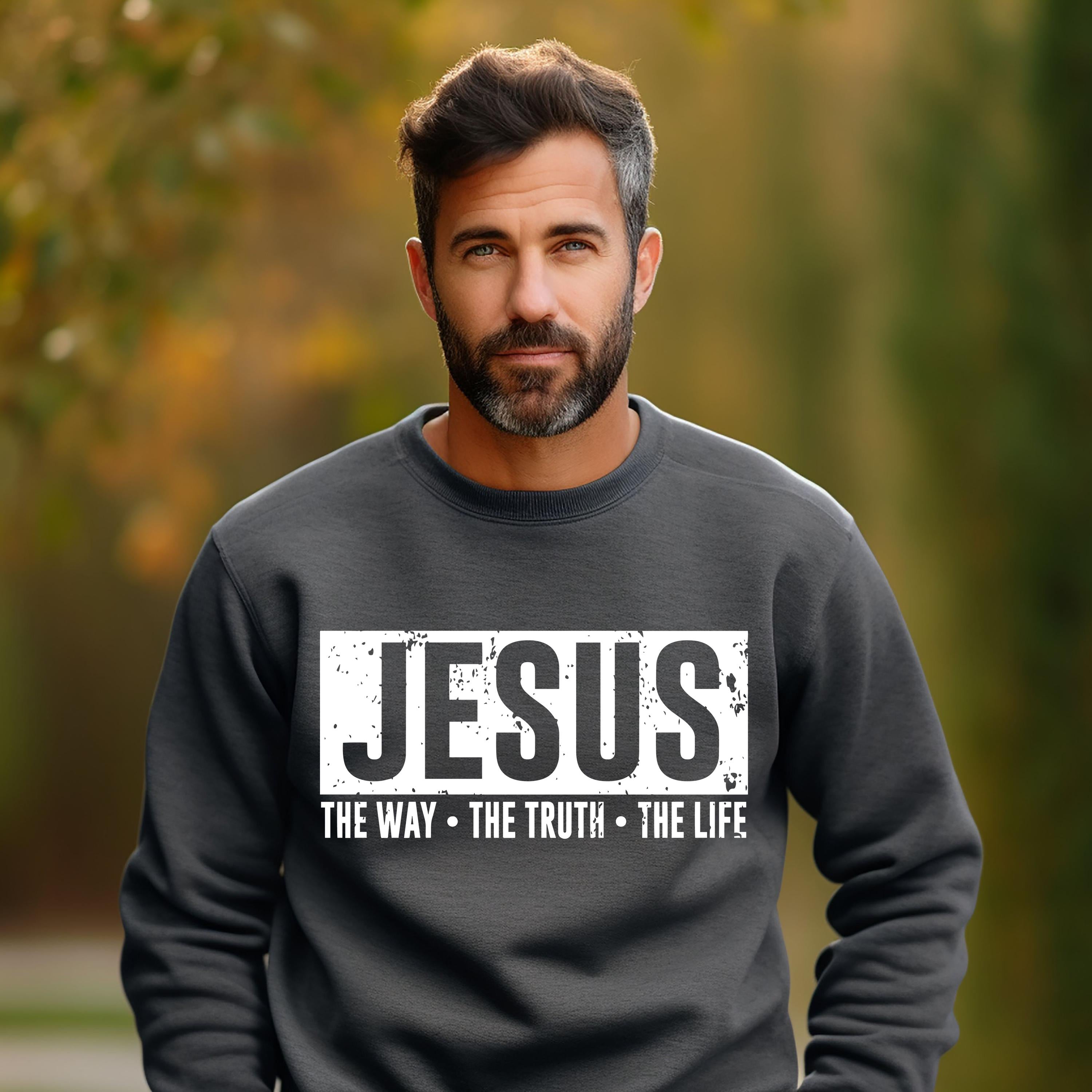 Jesus The Way The Truth The Life SVG PNG Bible Quote Svg Design Faith Svg Faith png Religious png Svg Christian Svg png Sublimation Cut File