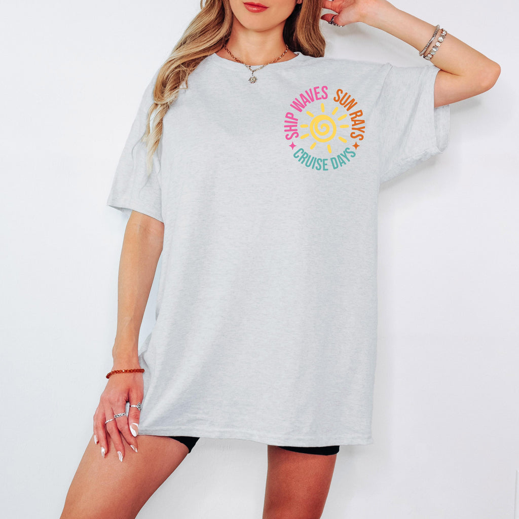 Ship Waves Sun Rays Cruise Days Svg, Cruise Vibes Svg, Cruise Svg, Cruise Ship Svg, Girls Trip Svg, Family Cruise Svg, Cruise Shirt Svg