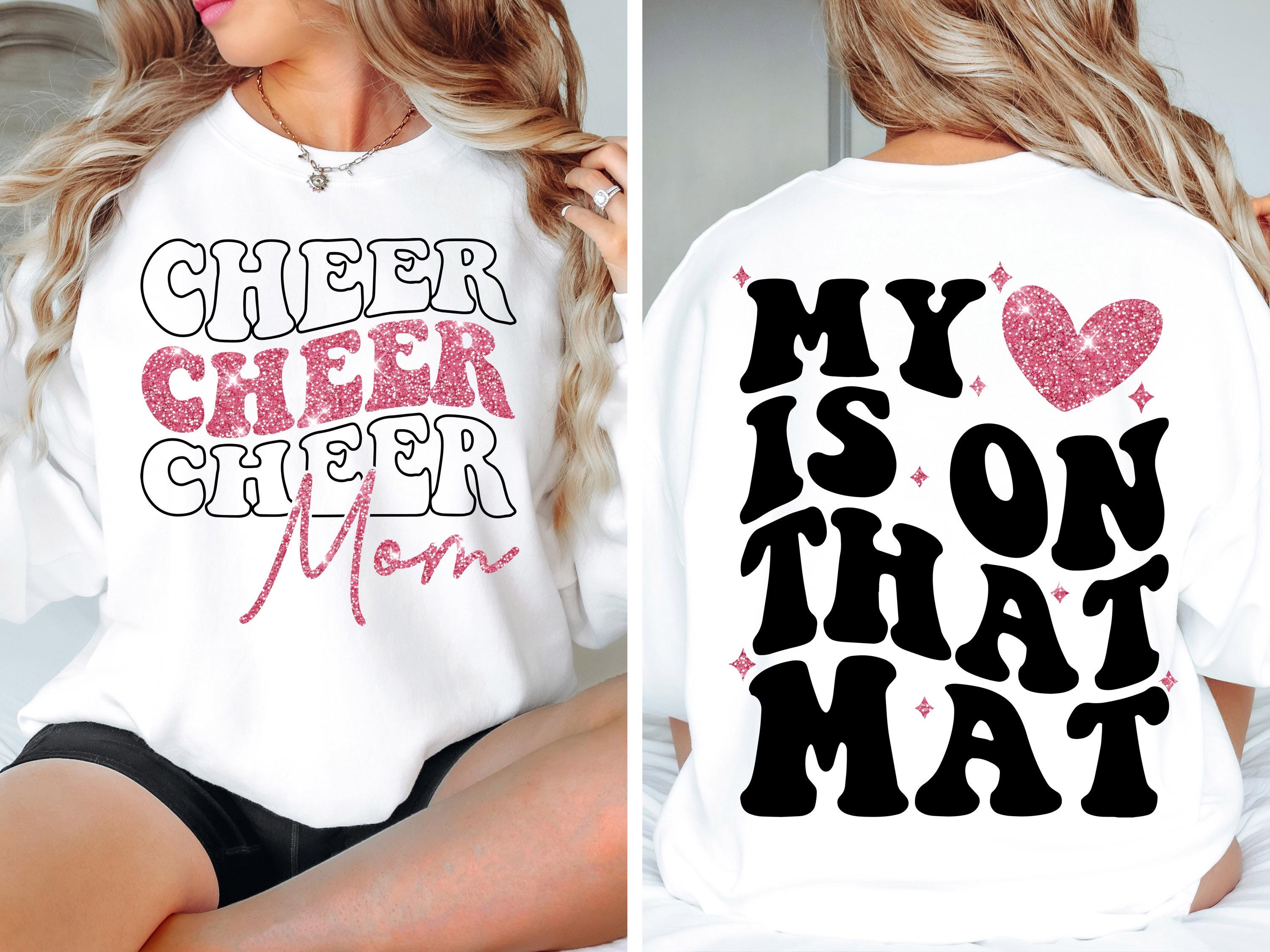 Cheer Mom SVG Cheer Mom PNG Game Day Cheerleader Cheer Competition Shirt Design png svg Cricut Silhouette Cameo dfx eps Instant Download