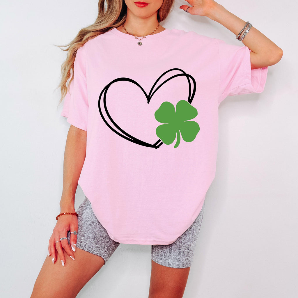 St. Patrick's Day Heart SVG, Shamrock SVG, St. Patrick's Day SVG, Irish svg, Clover svg, Saint Patrick's Day, Lucky svg, Cut File Cricut