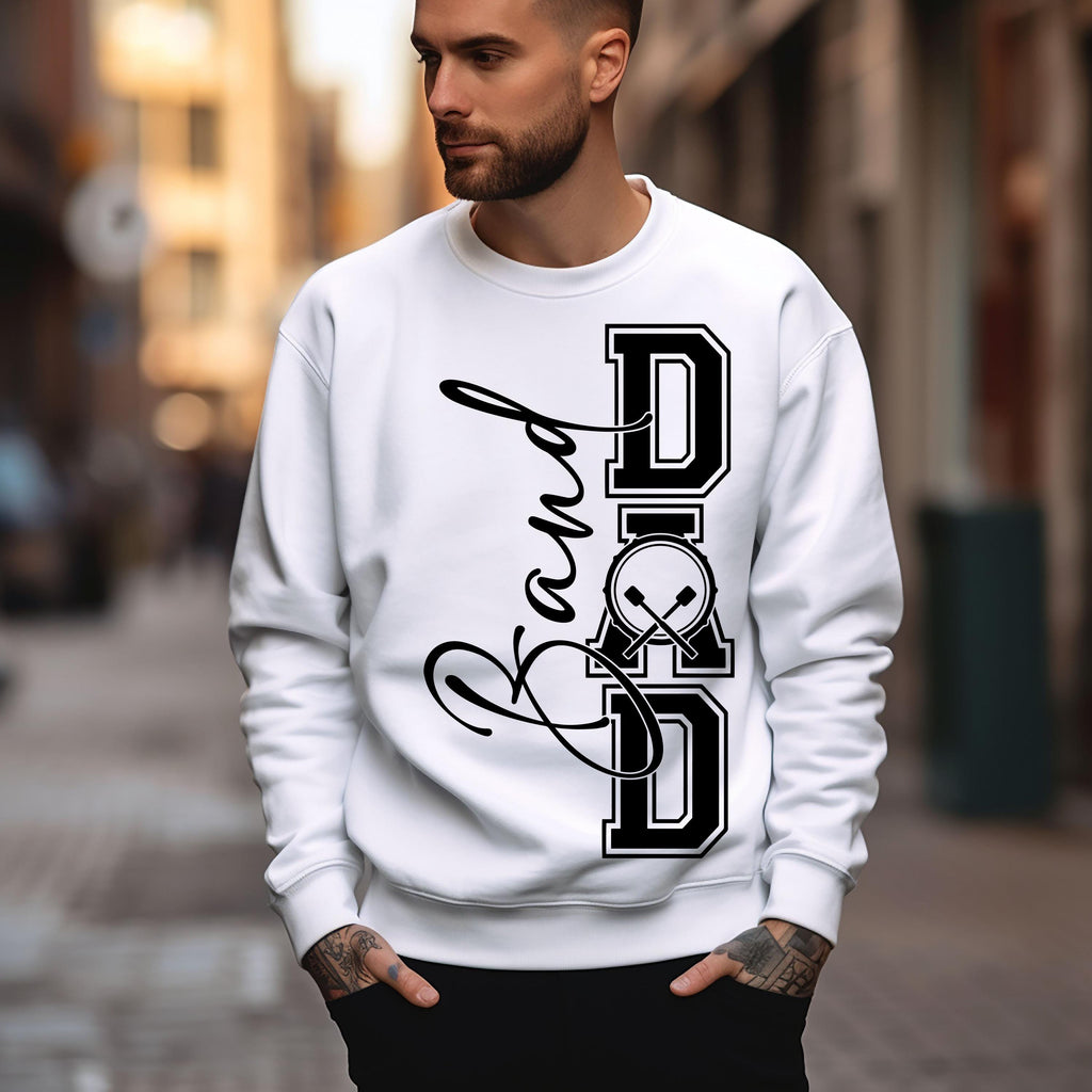 Band Dad SVG Band Dad PNG Marching Band Dad Shirt Design Drumline Dad png svg Digital File Cut File for Cricut Sublimation