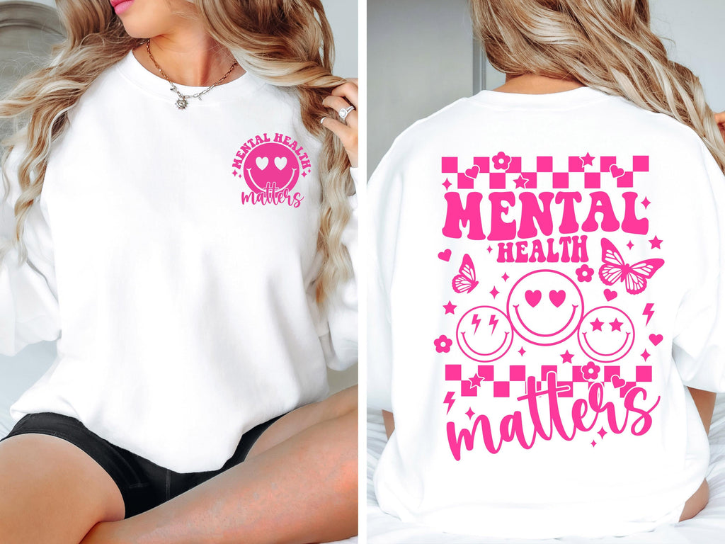 Mental Health Matters SVG PNG, Mental Health Awareness Svg, Positive Svg, You Matter Svg, Be Kind Svg, Mental Health Svg, Self Love Svg