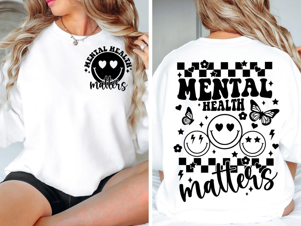 Mental Health Matters SVG PNG, Mental Health Awareness Svg, Positive Svg, You Matter Svg, Be Kind Svg, Mental Health Svg, Self Love Svg