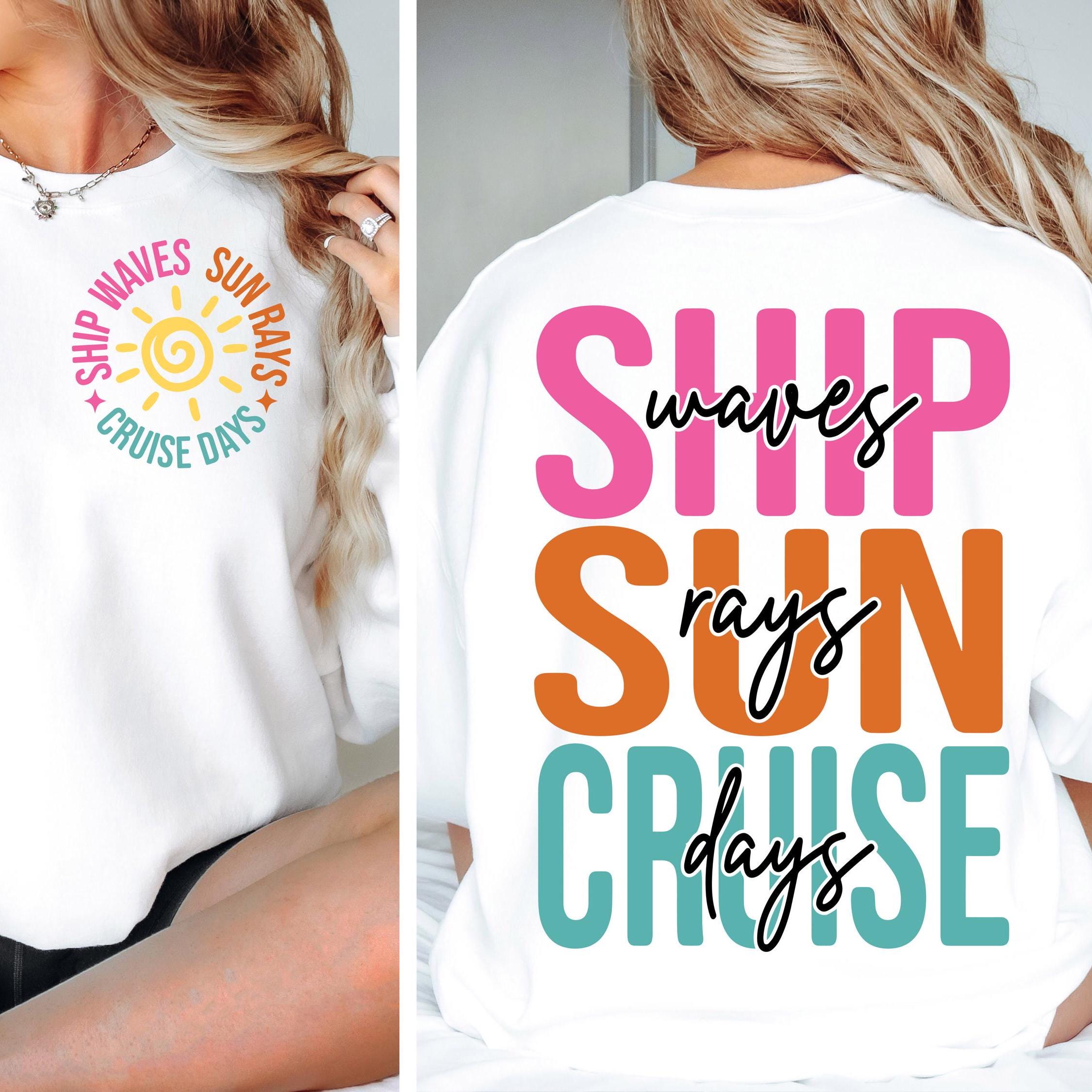 Ship Waves Sun Rays Cruise Days Svg, Cruise Vibes Svg, Cruise Svg, Cruise Ship Svg, Girls Trip Svg, Family Cruise Svg, Cruise Shirt Svg