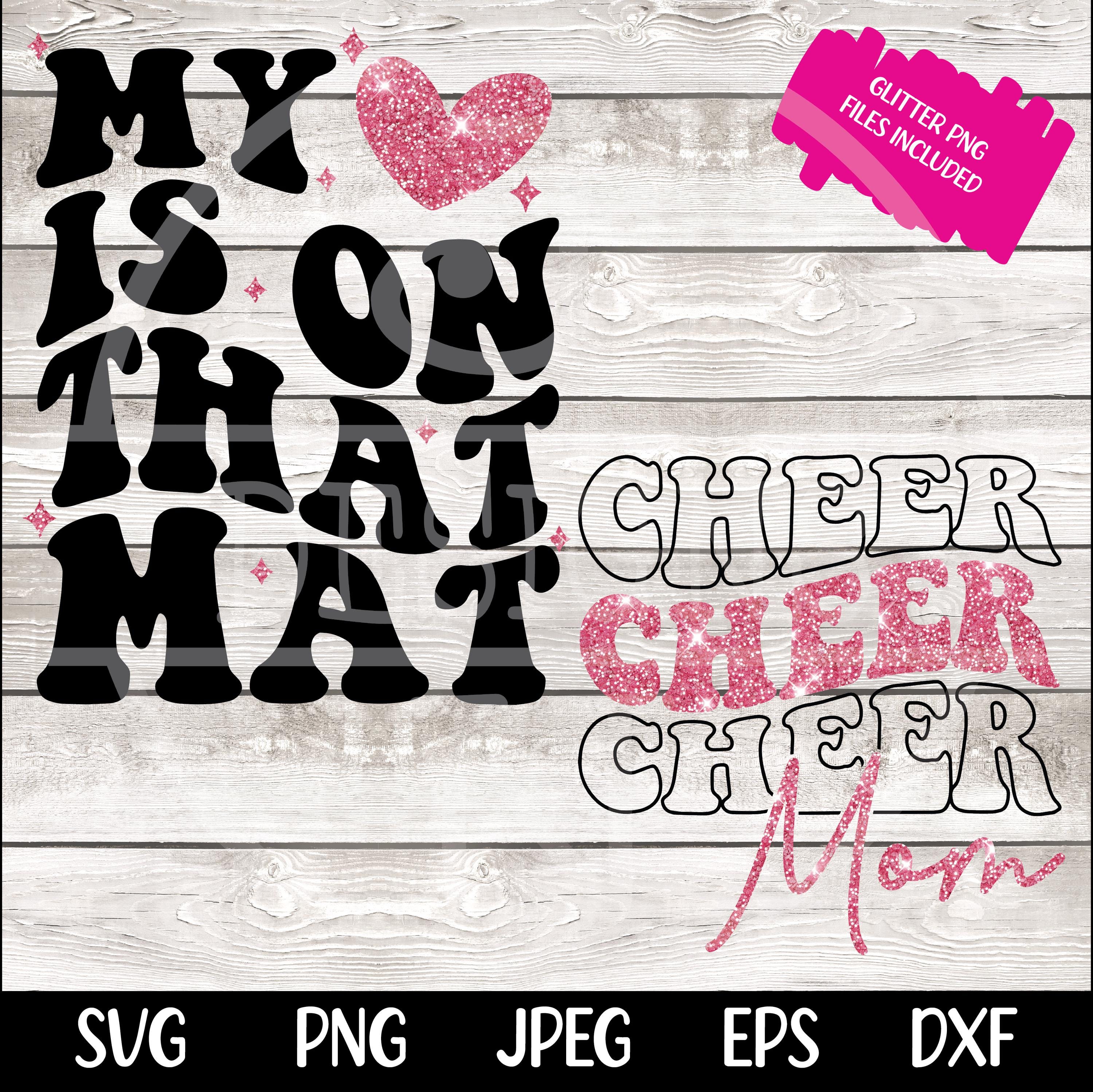 Cheer Mom SVG Cheer Mom PNG Game Day Cheerleader Cheer Competition Shirt Design png svg Cricut Silhouette Cameo dfx eps Instant Download