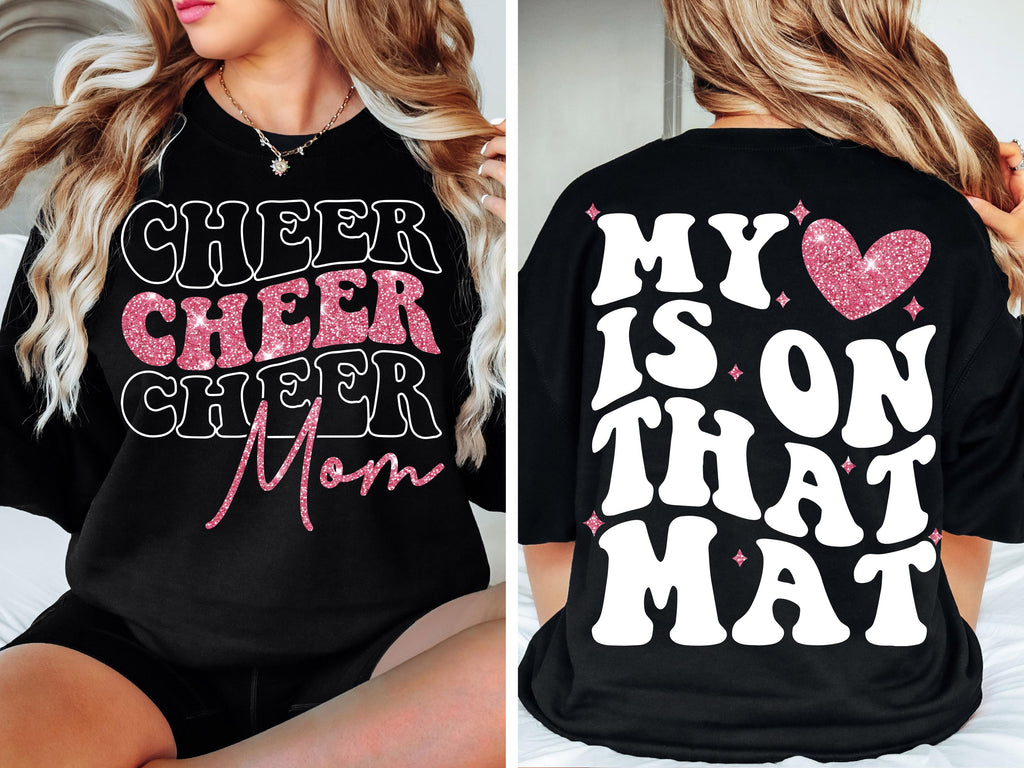 Cheer Mom SVG Cheer Mom PNG Game Day Cheerleader Cheer Competition Shirt Design png svg Cricut Silhouette Cameo dfx eps Instant Download