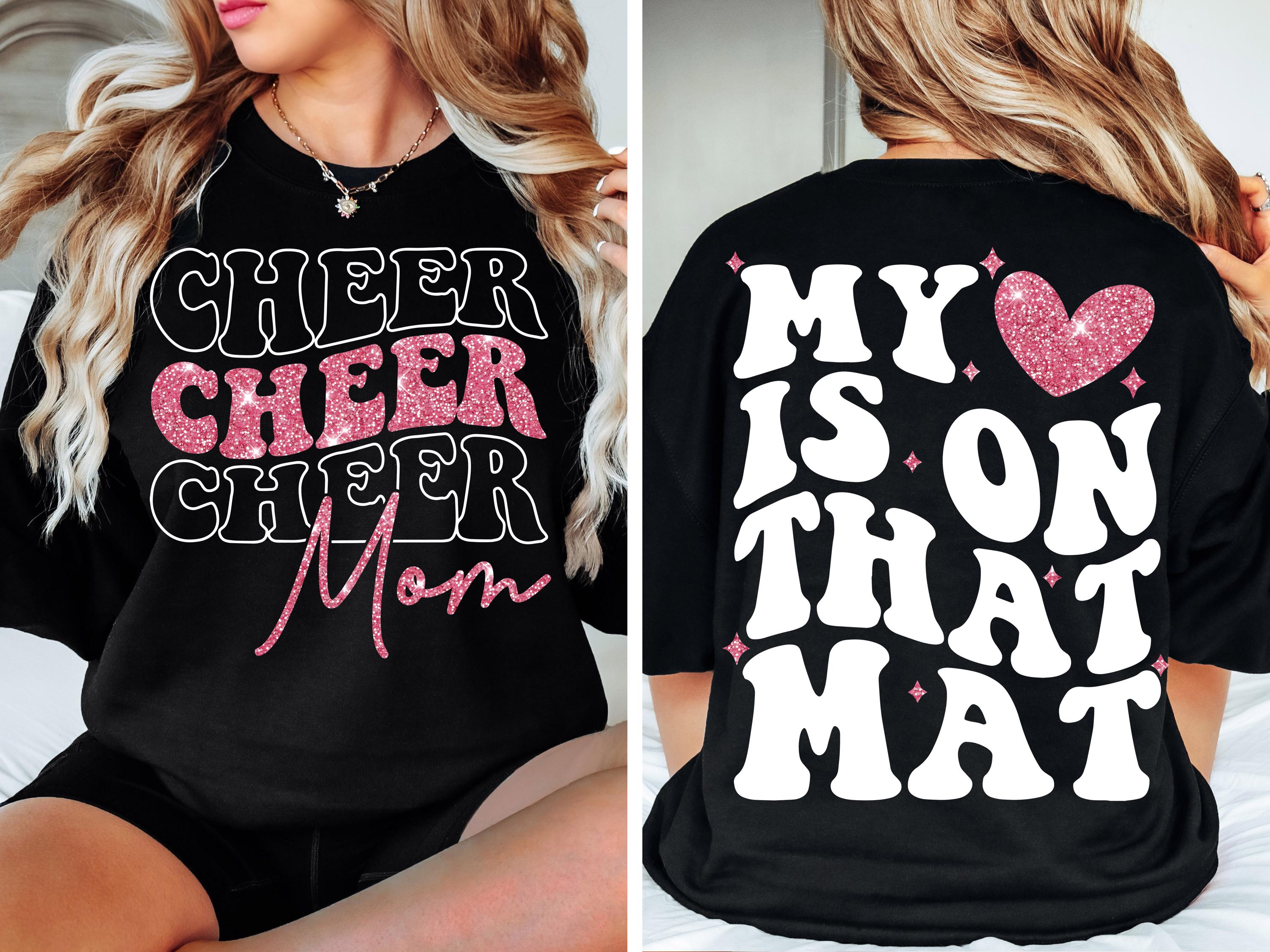 Cheer Mom SVG Cheer Mom PNG Game Day Cheerleader Cheer Competition Shirt Design png svg Cricut Silhouette Cameo dfx eps Instant Download