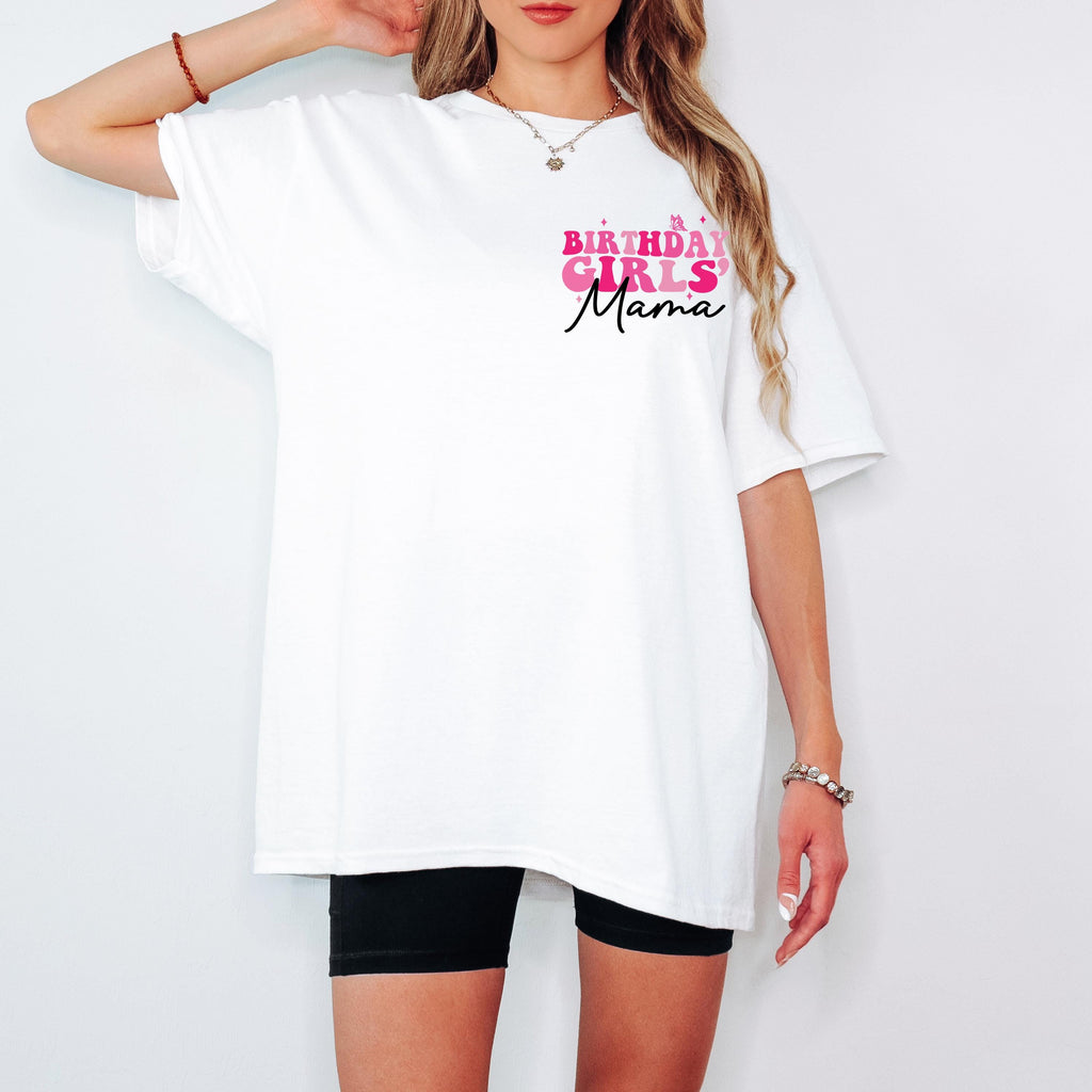 It's Me, Hi I'm The Mama of the Birthday Girls SVG PNG Birthday Girl SVG png Preppy Smiley Groovy Retro Wavy Birthday Shirt svg png eps dfx