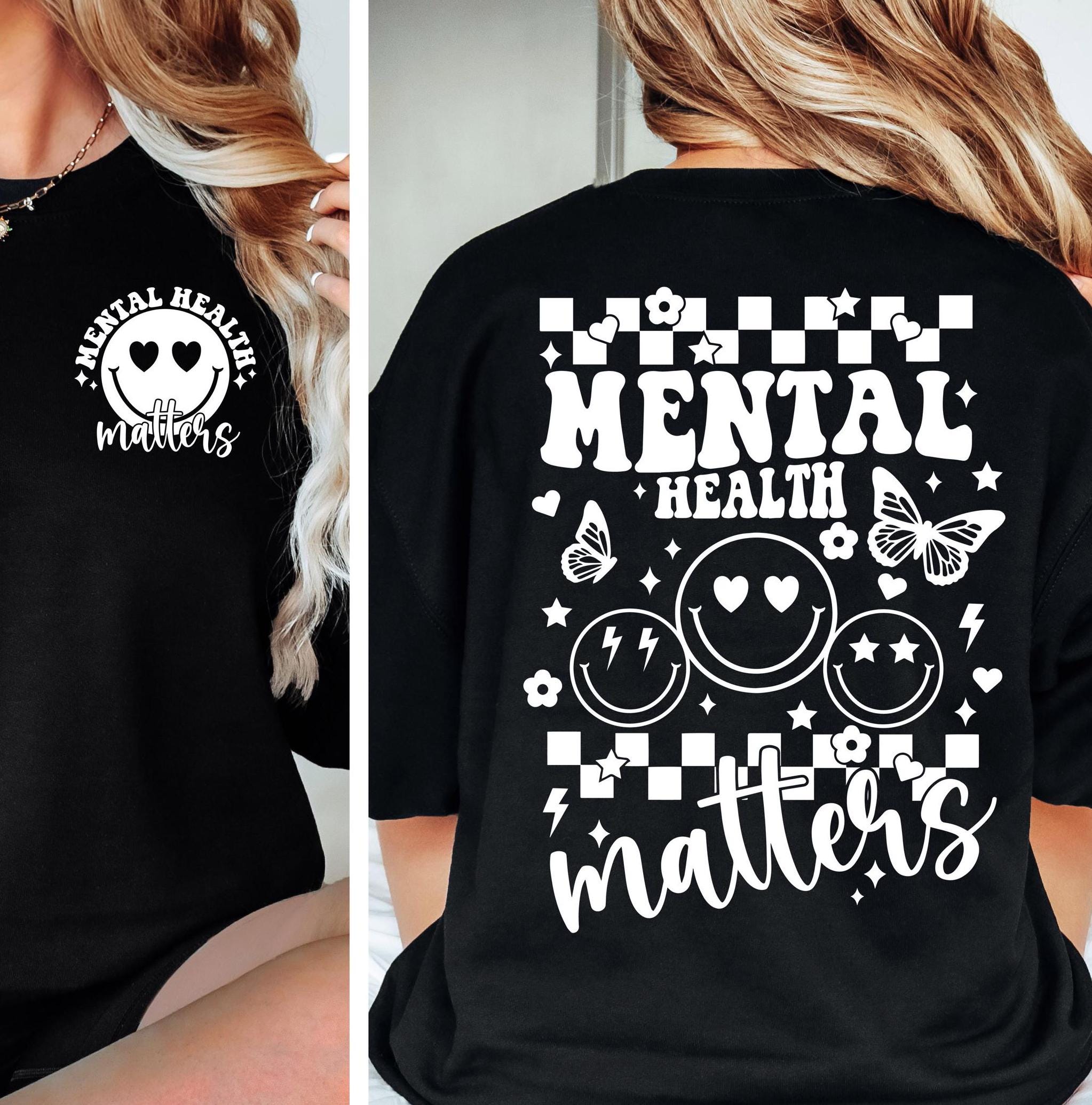 Mental Health Matters SVG PNG, Mental Health Awareness Svg, Positive Svg, You Matter Svg, Be Kind Svg, Mental Health Svg, Self Love Svg