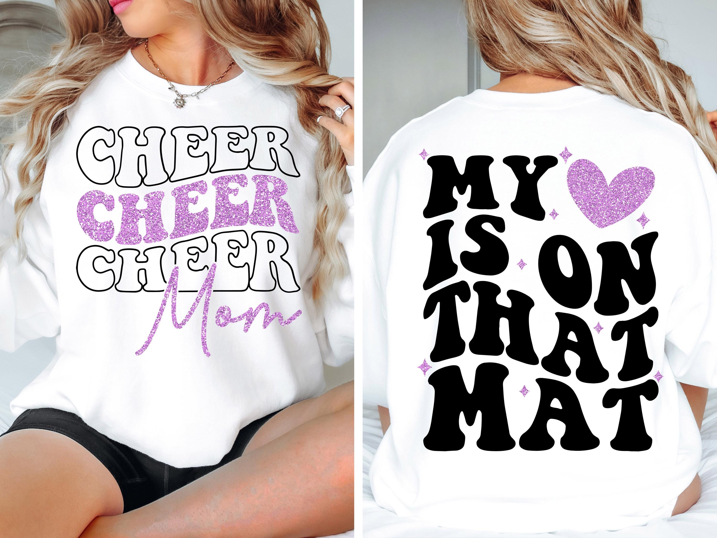 Cheer Mom SVG Cheer Mom PNG Game Day Cheerleader Cheer Competition Shirt Design png svg Cricut Silhouette Cameo dfx eps Instant Download