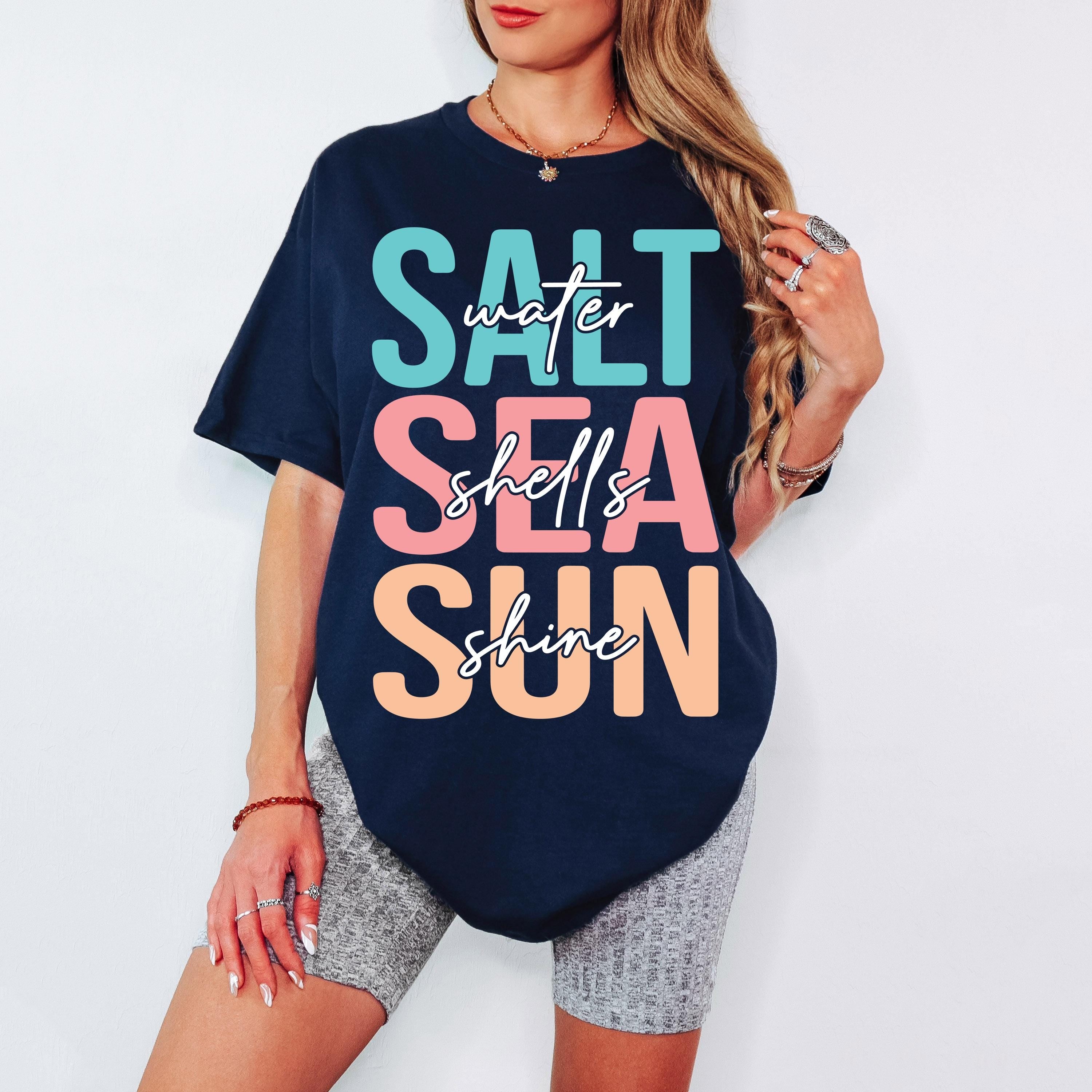 Saltwater Seashells Sunshine Svg Png Vacation Svg Summer Shirt Design, Summer Svg Hello Summer Svg, Beach Svg, Summer Shirt Svg, Cricut File