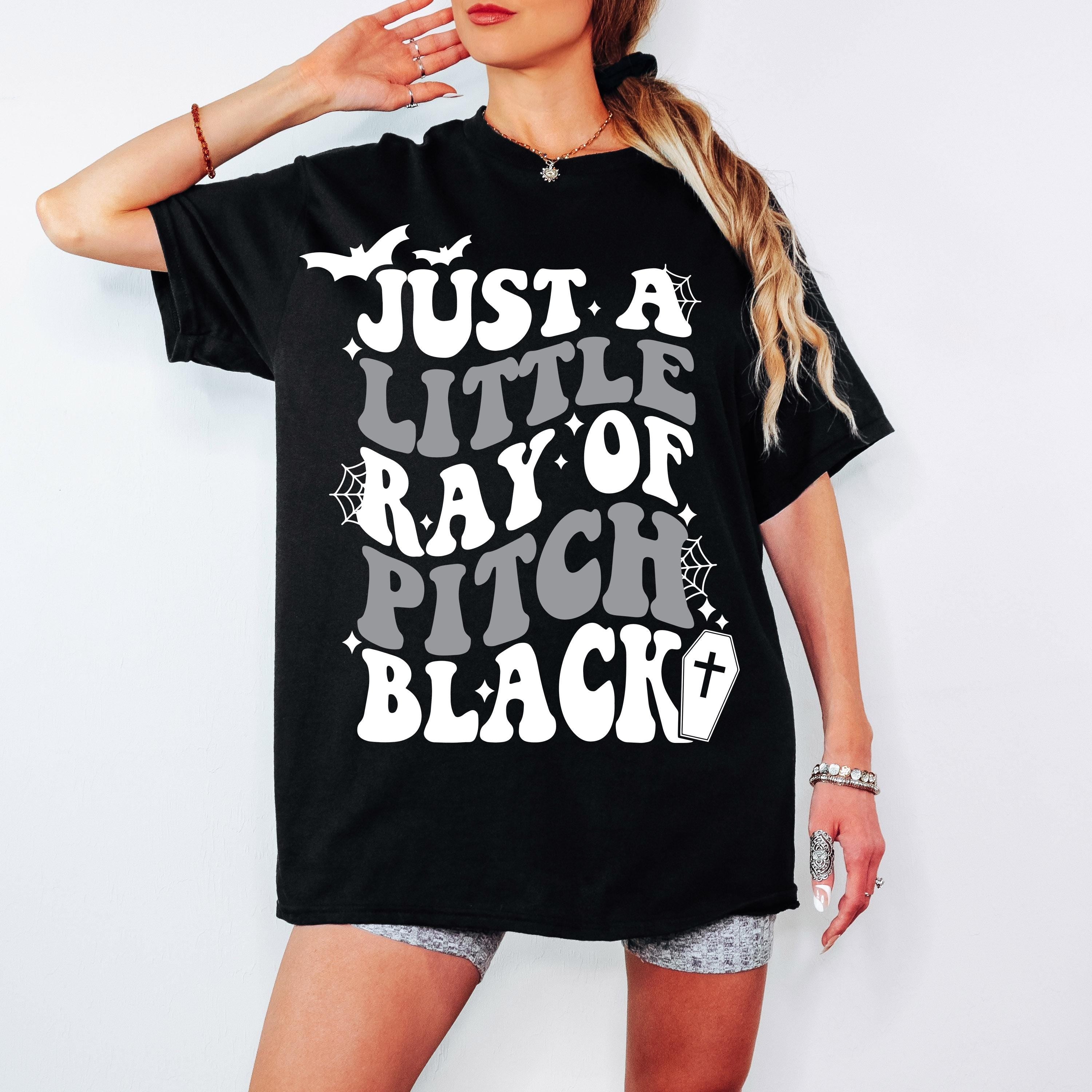 Just A Little Ray Of Pitch Black SVG PNG, Halloween Svg, Halloween Png, witch svg, halloween shirt svg, retro halloween png, Spooky Season