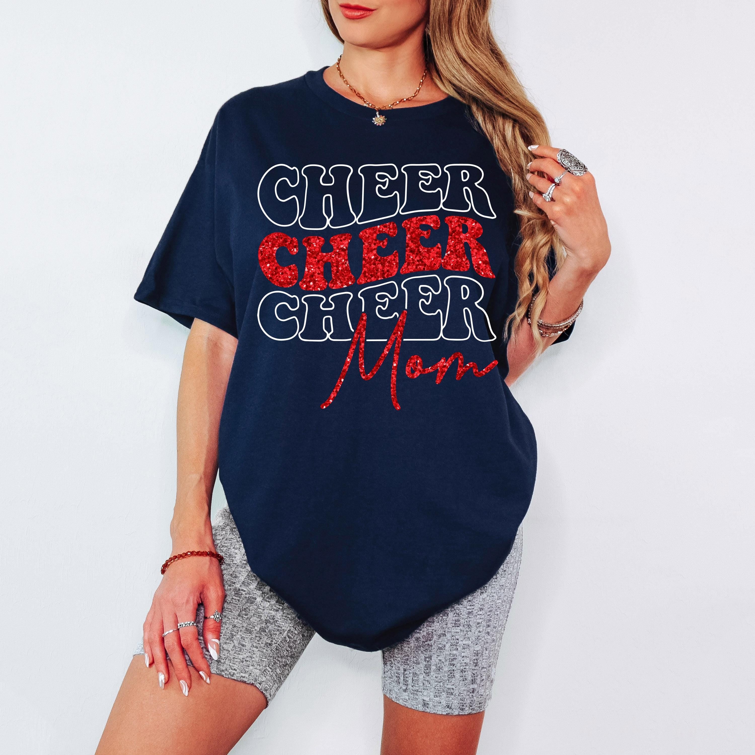 Cheer Mom SVG Cheer Mom PNG Game Day Cheerleader Cheer Competition Shirt Design png svg Cricut Silhouette Cameo dfx eps Instant Download