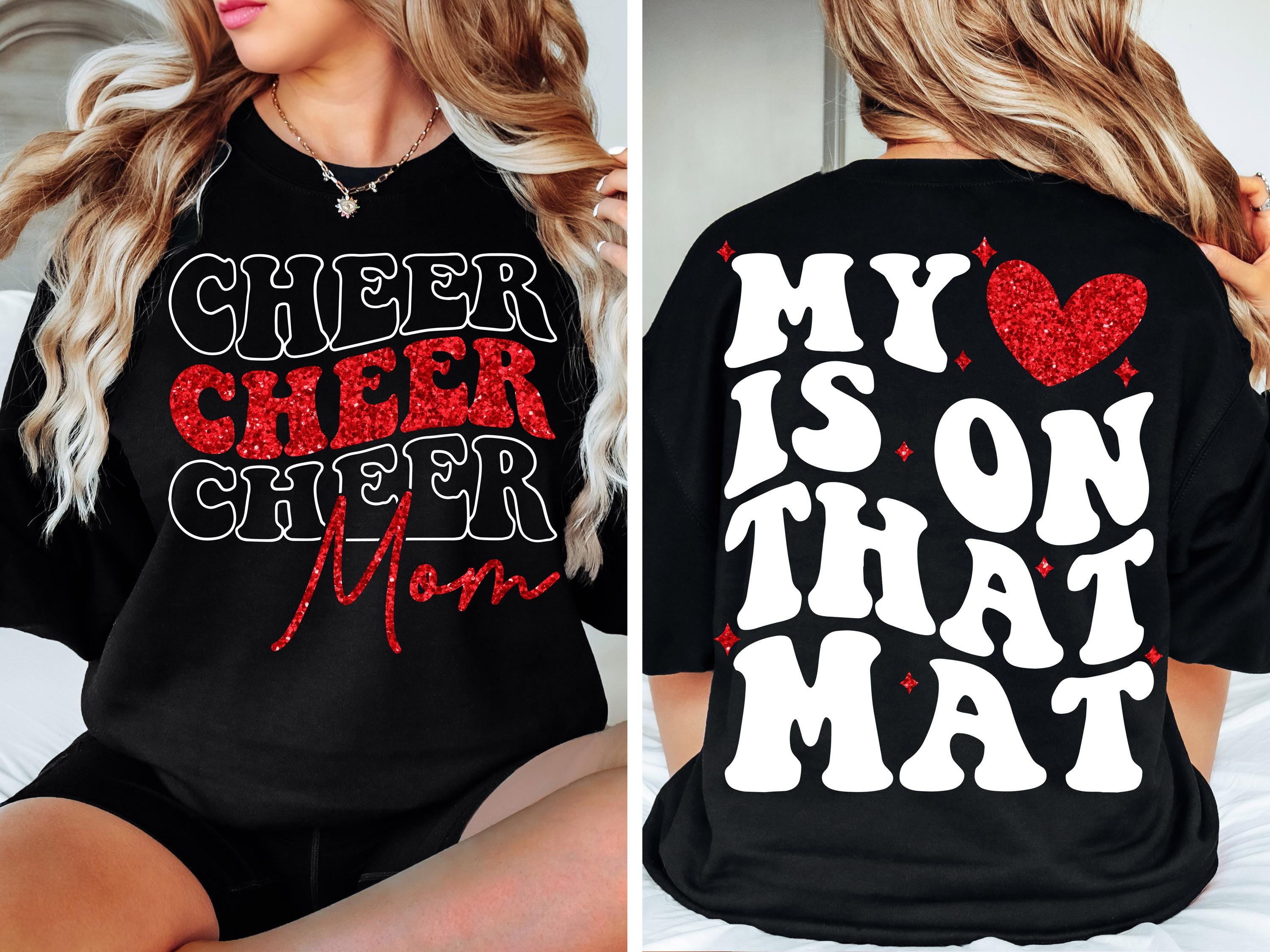 Cheer Mom SVG Cheer Mom PNG Game Day Cheerleader Cheer Competition Shirt Design png svg Cricut Silhouette Cameo dfx eps Instant Download