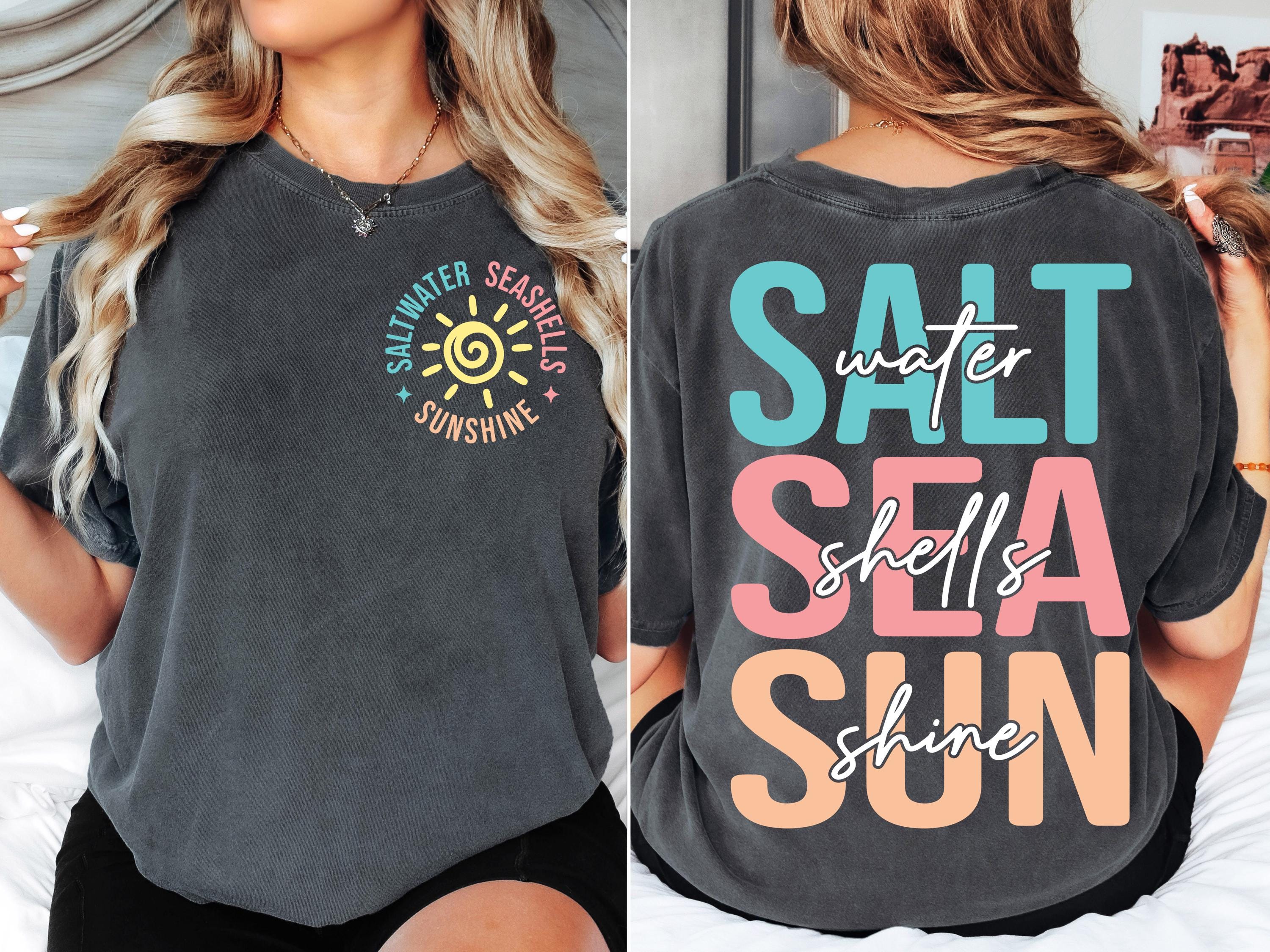 Saltwater Seashells Sunshine Svg Png Vacation Svg Summer Shirt Design, Summer Svg Hello Summer Svg, Beach Svg, Summer Shirt Svg, Cricut File