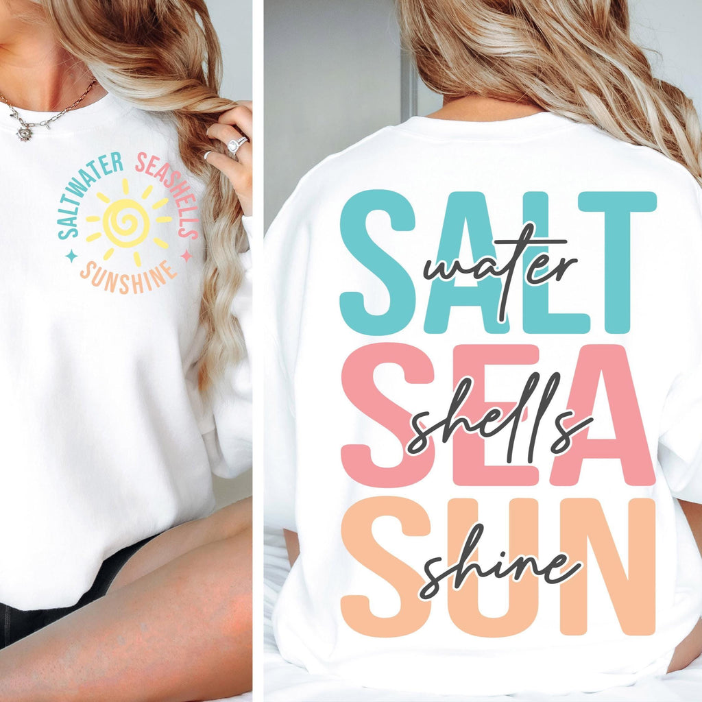Saltwater Seashells Sunshine Svg Png Vacation Svg Summer Shirt Design, Summer Svg Hello Summer Svg, Beach Svg, Summer Shirt Svg, Cricut File