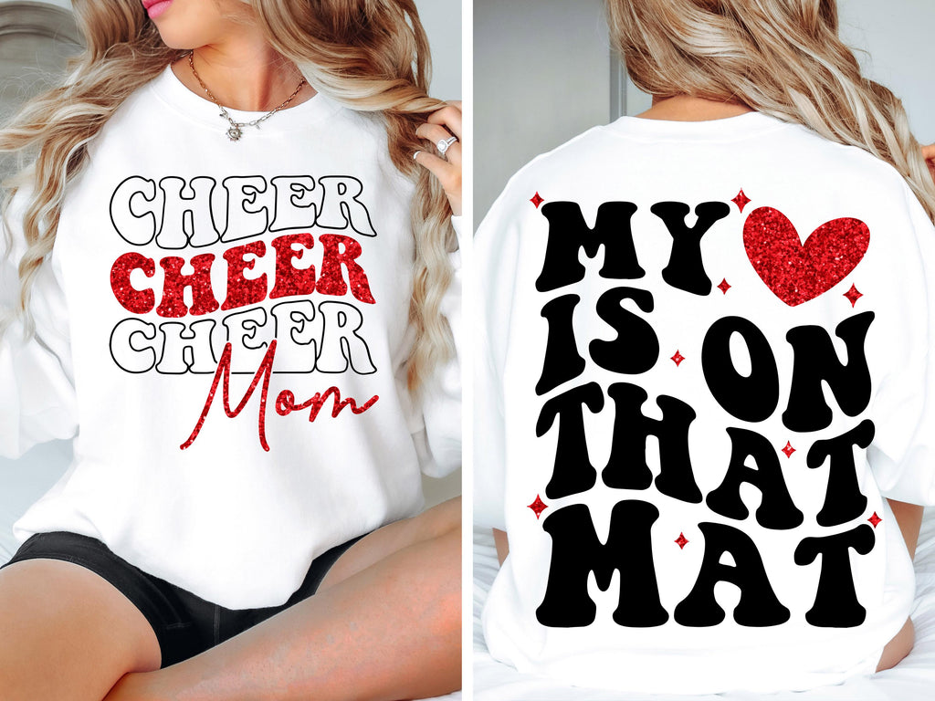 Cheer Mom SVG Cheer Mom PNG Game Day Cheerleader Cheer Competition Shirt Design png svg Cricut Silhouette Cameo dfx eps Instant Download