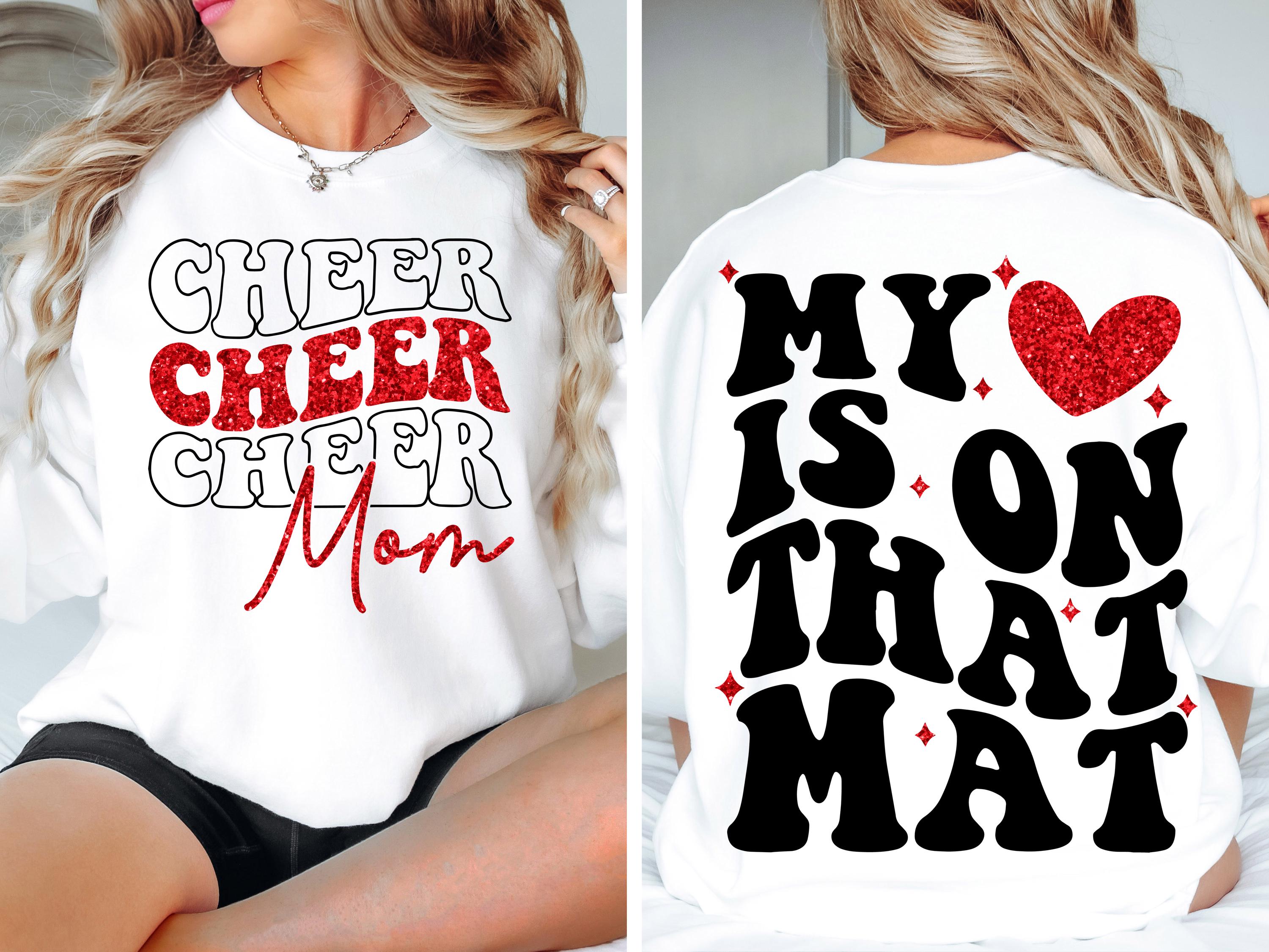 Cheer Mom SVG Cheer Mom PNG Game Day Cheerleader Cheer Competition Shirt Design png svg Cricut Silhouette Cameo dfx eps Instant Download
