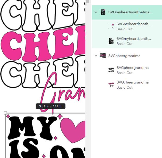 Cheer Grandma SVG Cheer Grandma PNG All Star Cheer Svg Cheerleader Cheer Competition Shirt Design png svg Cricut Silhouette Instant Download