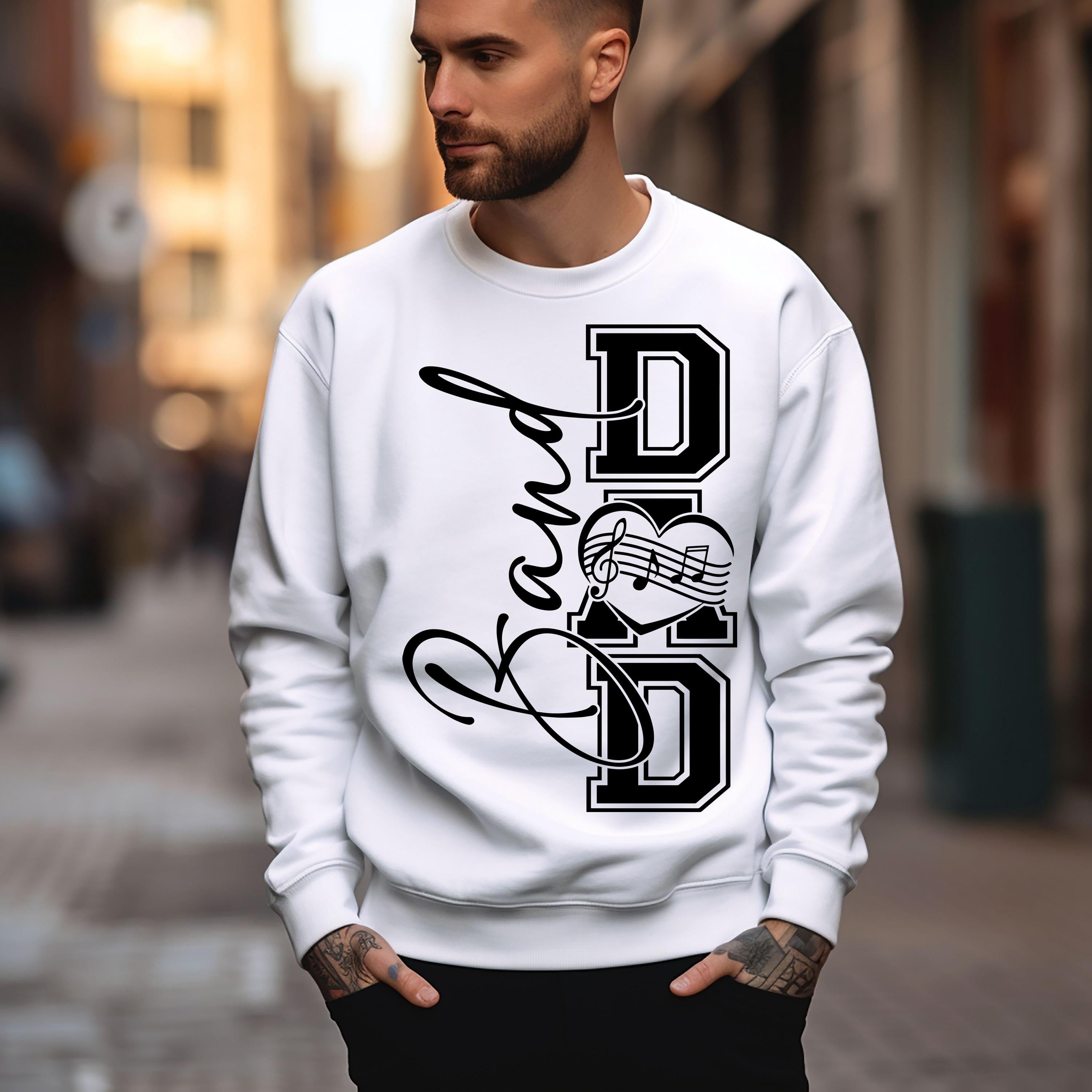 Band Dad SVG Band Dad PNG Marching Band Dad Shirt Design Drumline Dad png svg Digital File Cut File for Cricut Sublimation