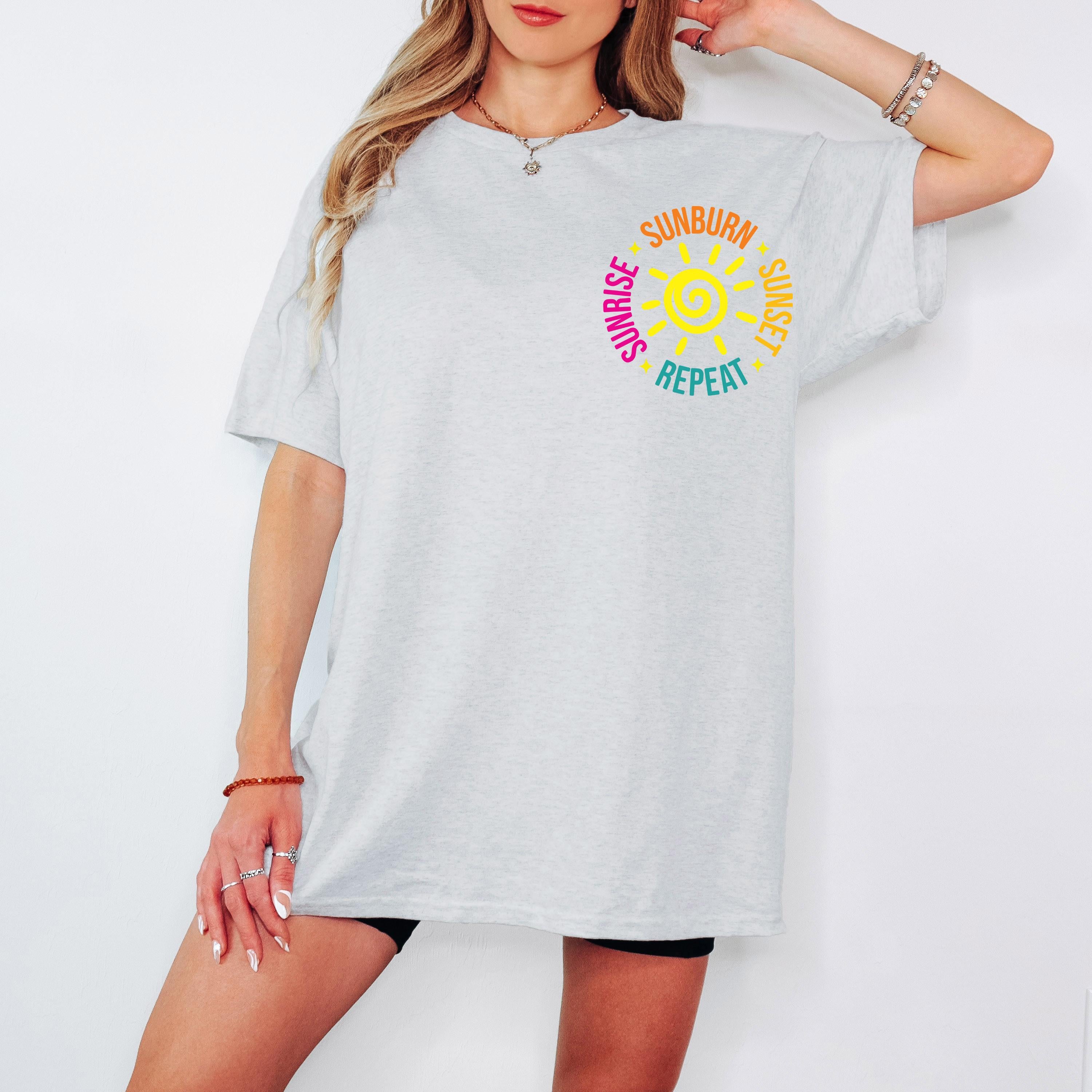 Sunrise Sunburn Sunset Repeat Svg Png Vacation Svg Summer Shirt Design, Summer Svg Hello Summer Svg, Beach Svg, Summer Shirt Svg Cricut File