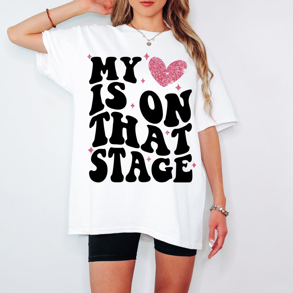 Dance Aunt svg png Dance Aunt Competition Shirt My Heart is on that Stage Design PNG SVG Cricut dfx eps Jpeg Digital File Instant Download