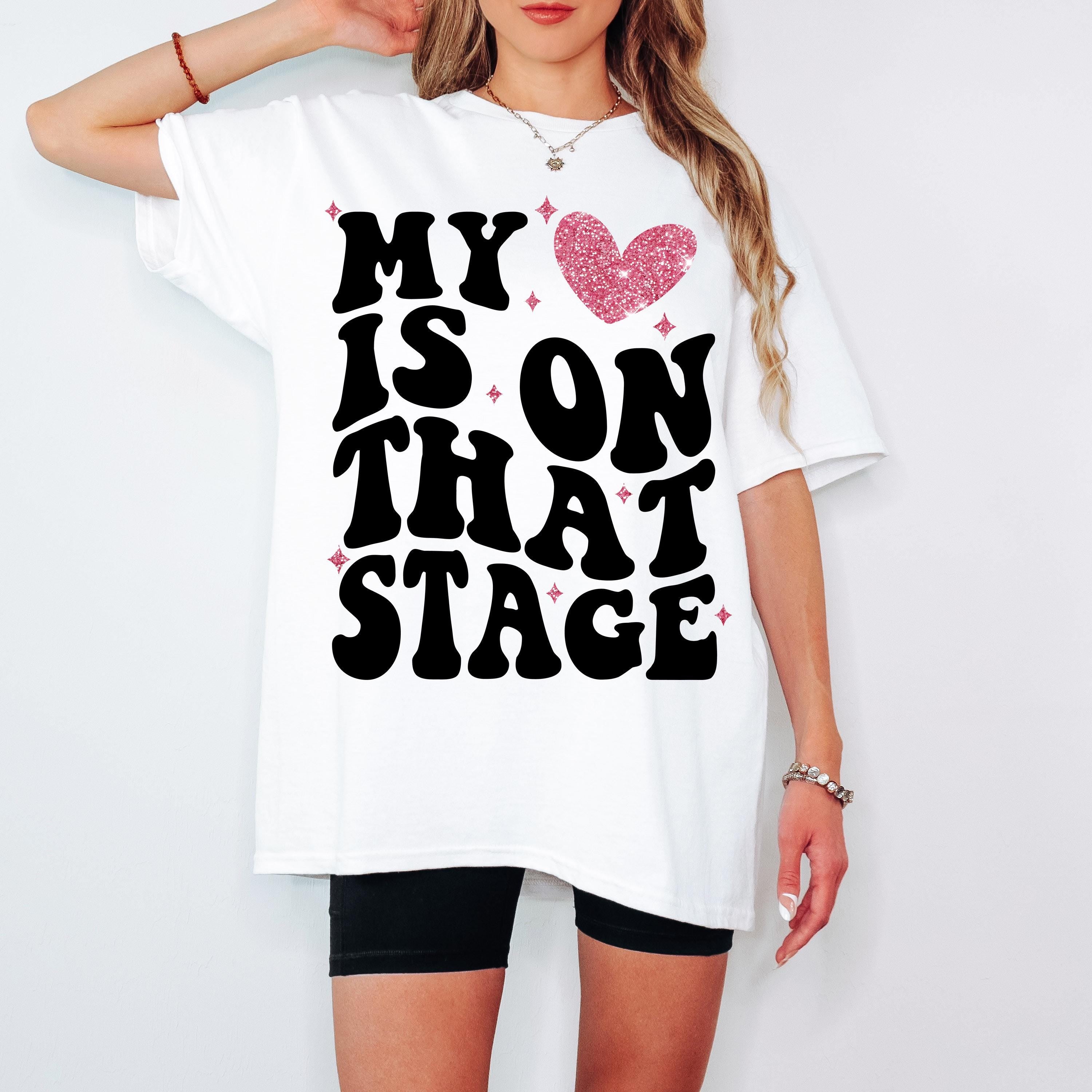 Dance Aunt svg png Dance Aunt Competition Shirt My Heart is on that Stage Design PNG SVG Cricut dfx eps Jpeg Digital File Instant Download