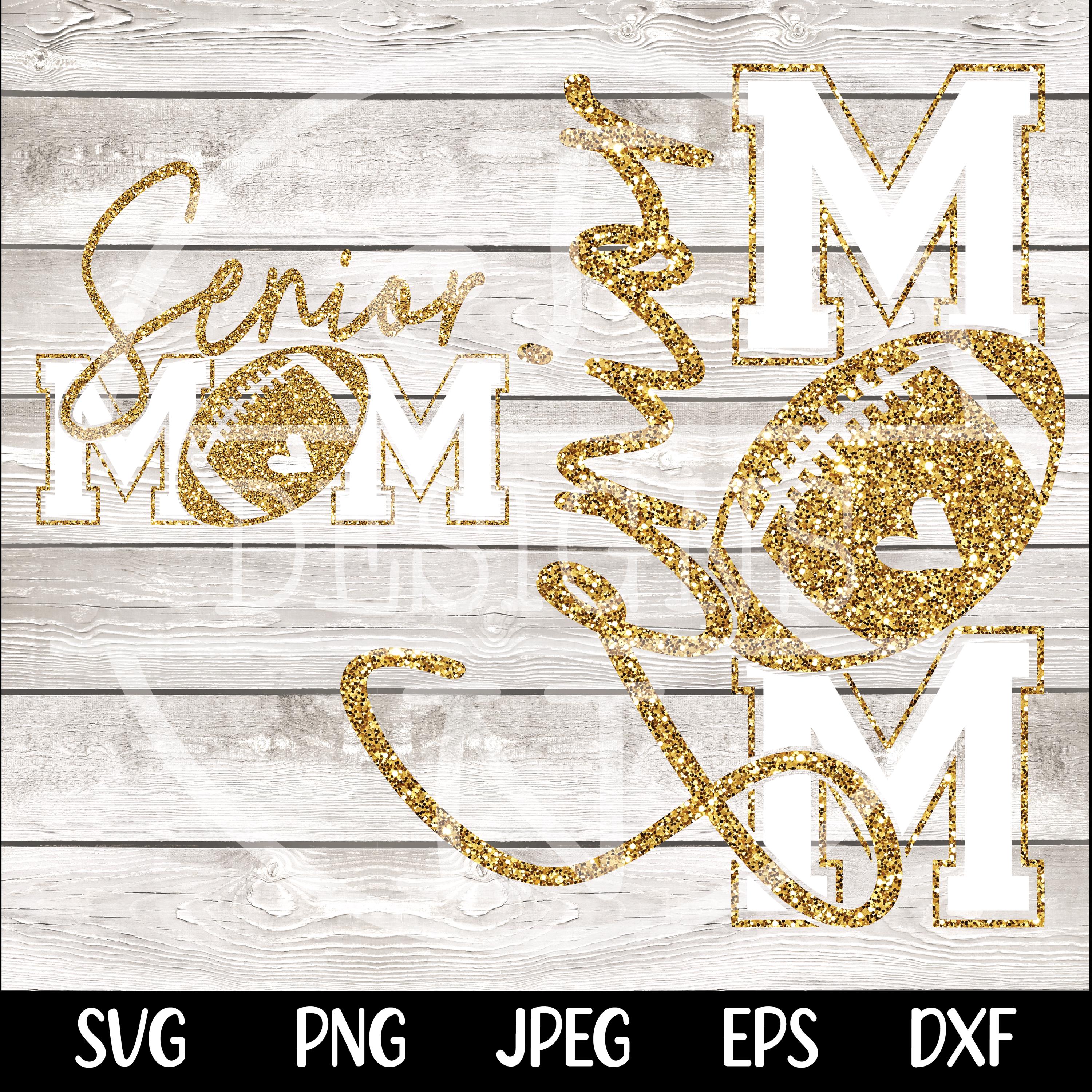 Senior Football Mom SVG, Football Mom Png, Football Mom Shirt Svg, Football Svg, Football Mama Svg, Football Shirt Svg, Game Day Svg